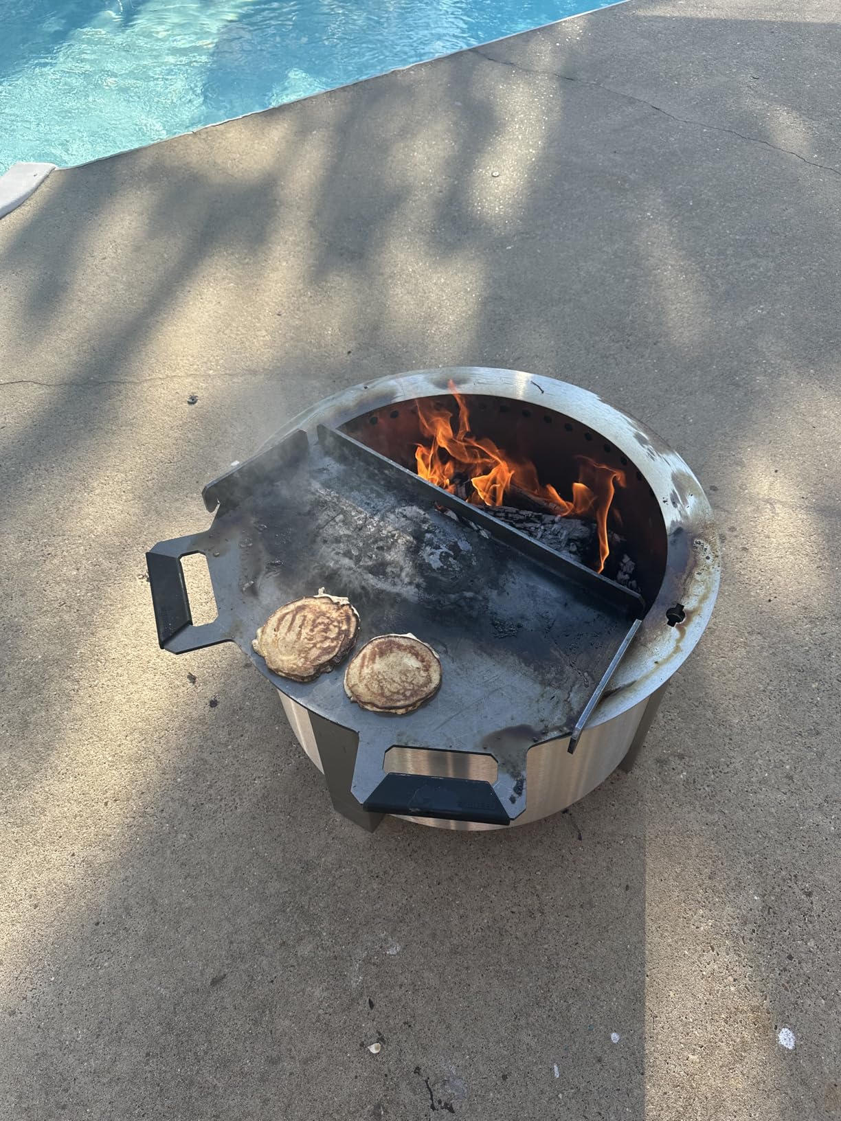 Breeo Smokeless Fire Pit (X Series 24, Corten Steel) | 27.5 inch Smokeless Firepit for Outside | Ideal for Families customer photo 1