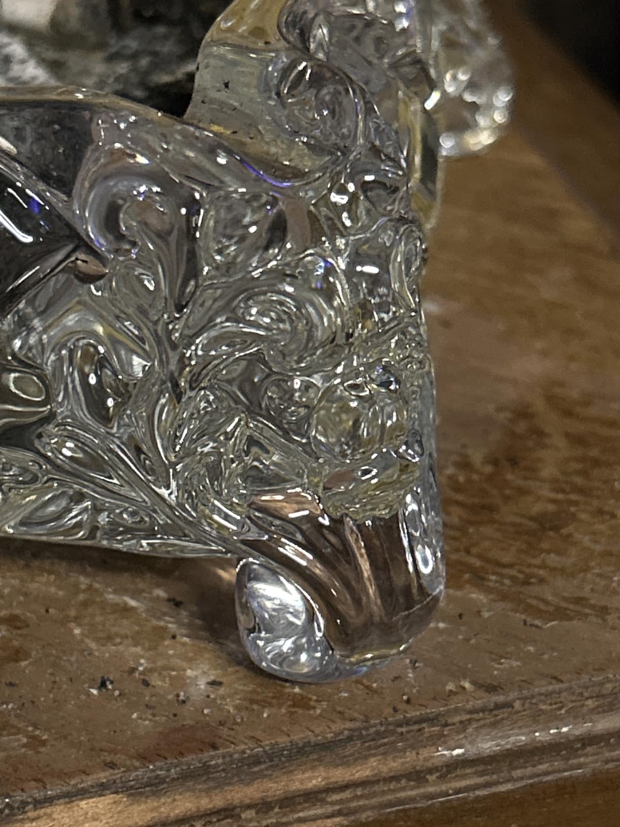 Ashtray 5 x 5 inch, Large Glass Ashtray for Cigarettes & Cigars, Clear Crystal Ash trays Outdoor Glass Square Ashtrays customer photo 2