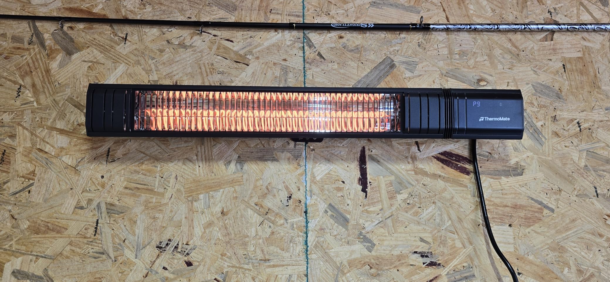 ThermoMate Infrared Electric Patio Heater, 3000W Carbon Fiber Heating for Outdoor/Indoor, Porch, Deck, Garage with Remote 24 Hours Timer, Hard Wired 240V customer photo 2