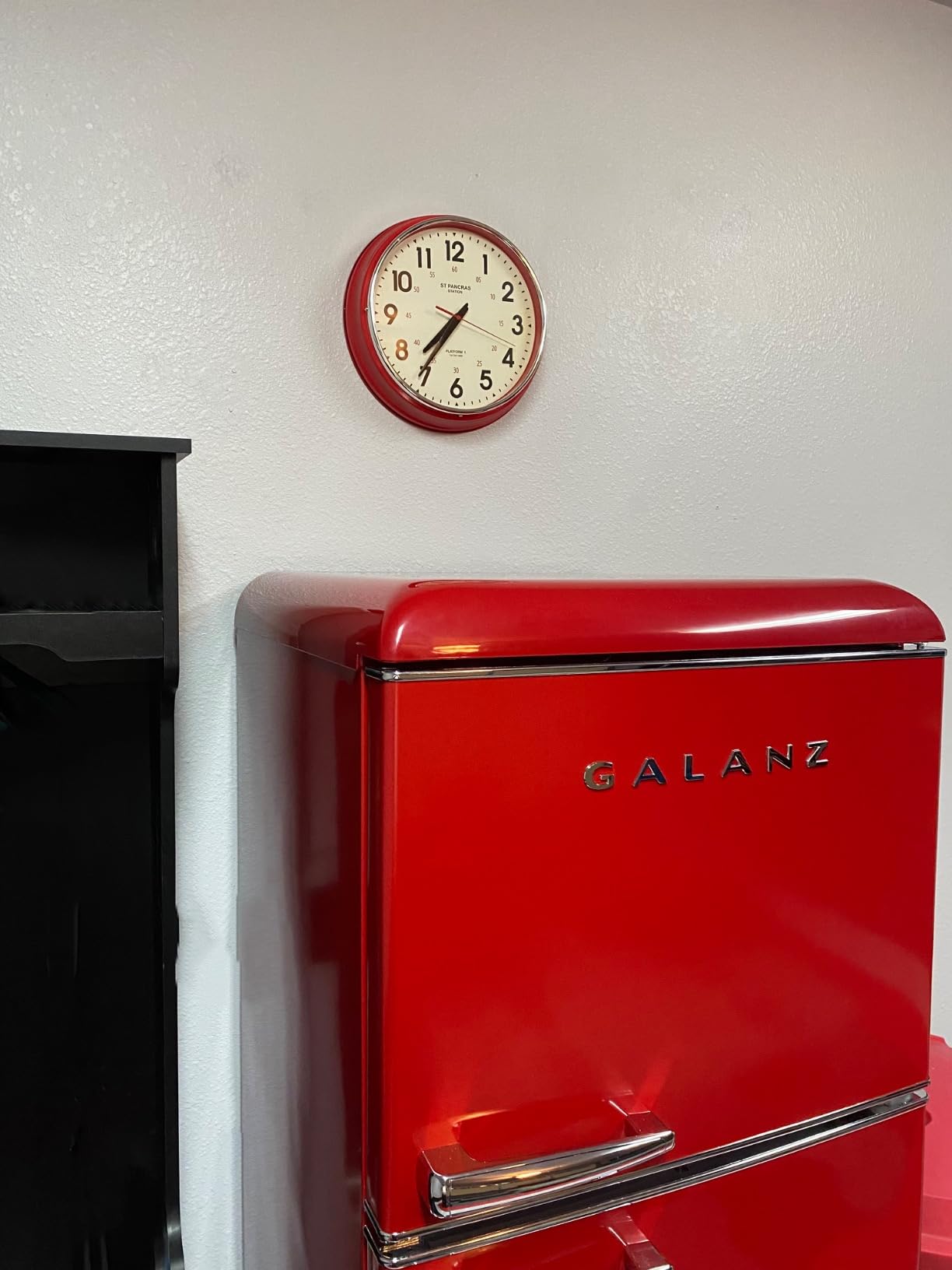 Wall Clock Metal 12.4