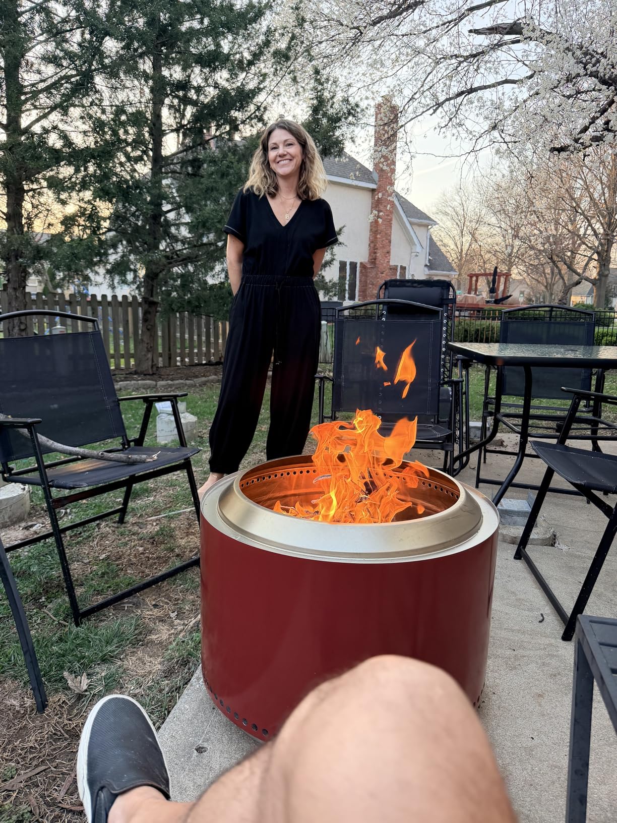 Solo Stove Yukon 27 Inch Smokeless Fire Pit with Removable Ash Pan - Wood Burning Portable Stainless Steel Outdoor Fireplace, Ideal for 6 or More People customer photo 1