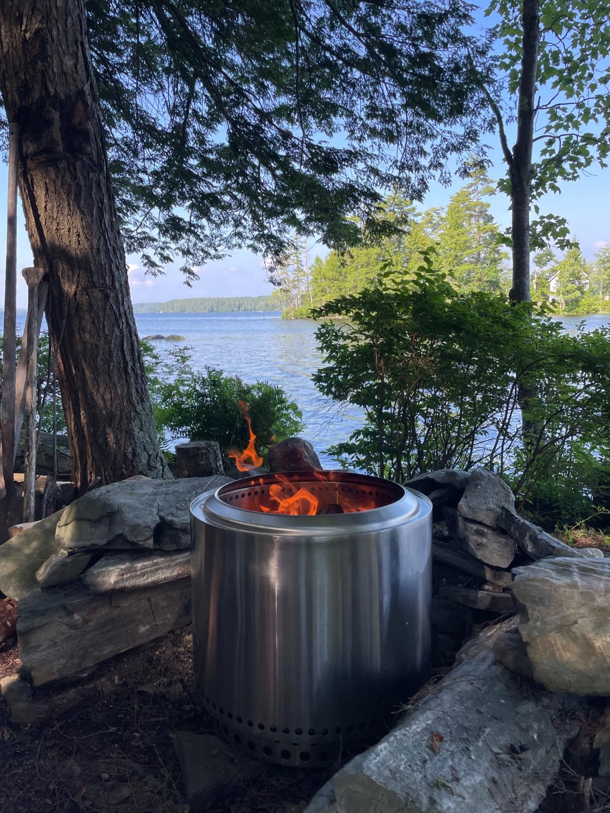 Solo Stove Ranger 2.0 with Stand - 15 Inch Smokeless Portable Fire Pit - Lightweight Outdoor Fireplace with Removable Ash Pan, Stainless Steel, Carry Case Included, Ideal for 2-4 People customer photo 1