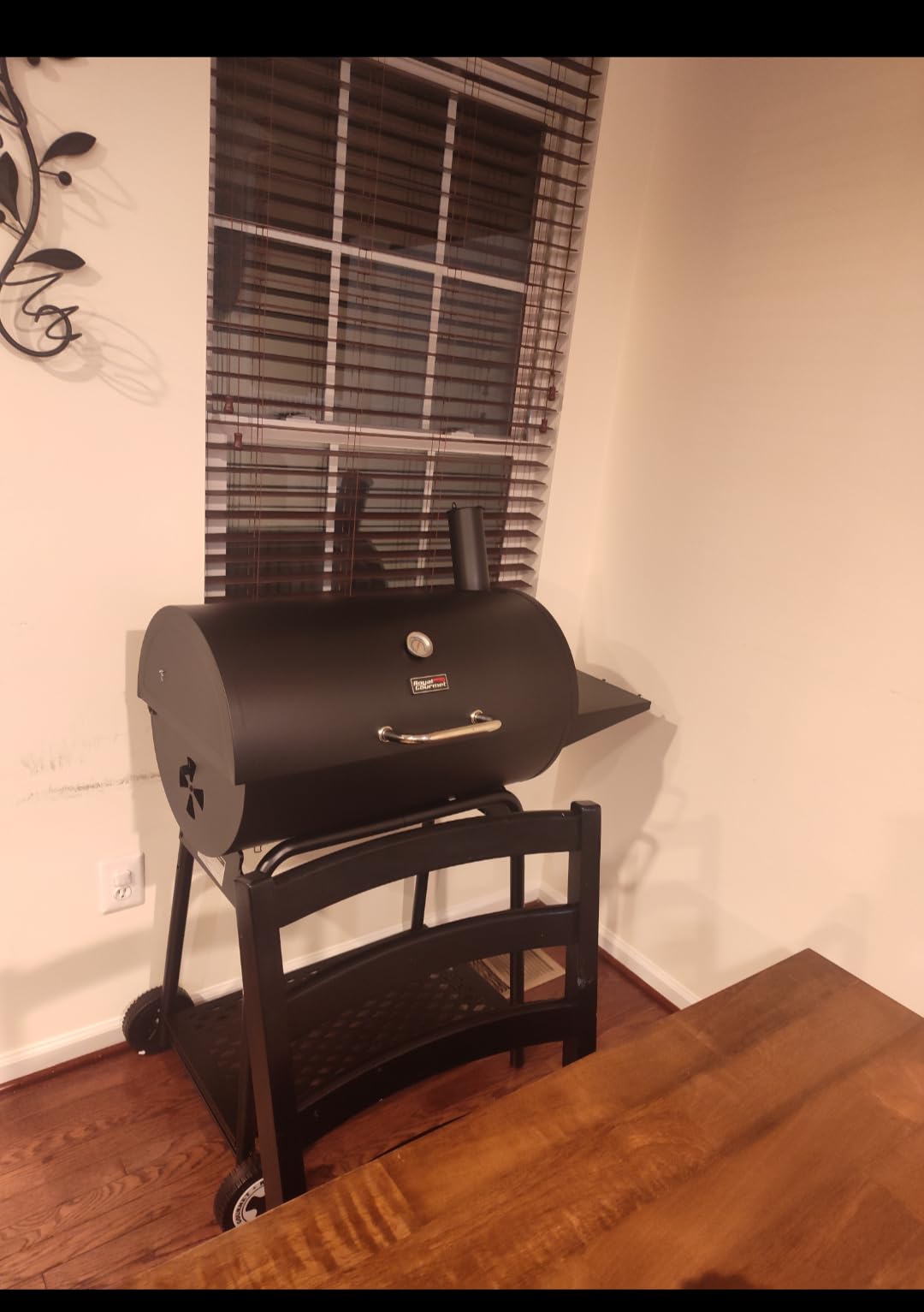 Royal Gourmet CC1830 28 Inch Barrel Charcoal Grill with Warming Rack, Outdoor BBQ Grill with 626 Sq. In. Grilling Space for Backyard, Patio and Parties, Black customer photo 2