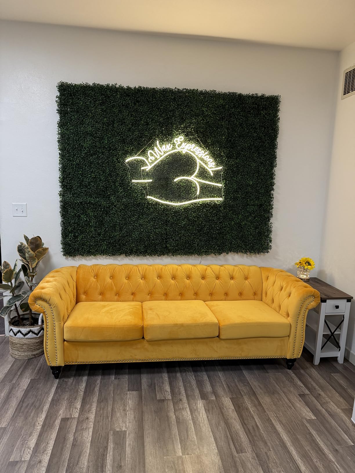 ORRD Chesterfield Sofa Velvet, Modern Tufted Couch 3 Seater with Rolled Arms and Nailhead for Living Room, Bedroom, Office, Apartment (Beige) customer photo 1