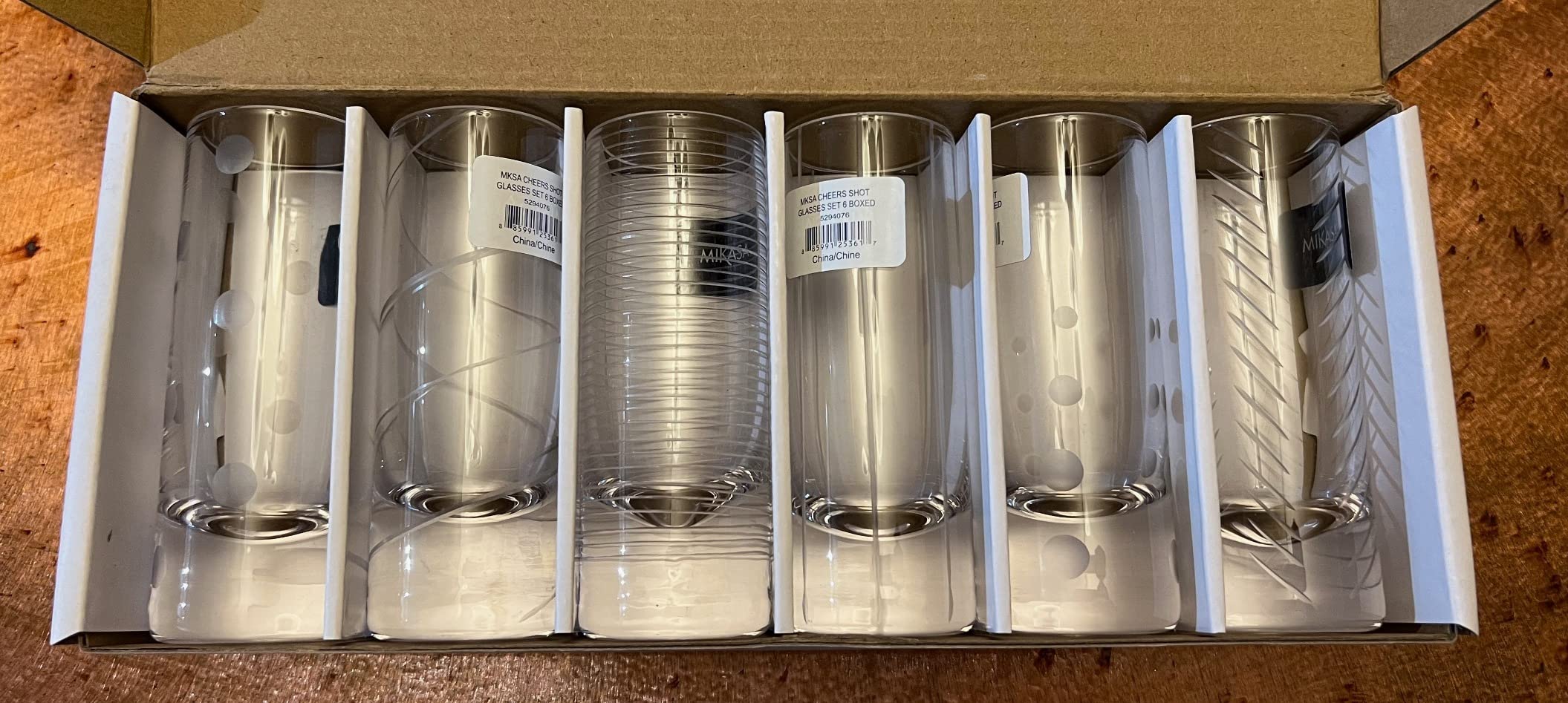 Mikasa Cheers Set of 6 Shot Glasses, 3.5 Ounce customer photo 1