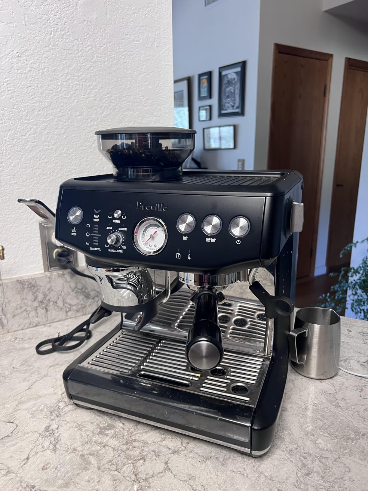Breville Barista Express Impress Espresso Machine BES876BSS, Brushed Stainless Steel customer photo 1