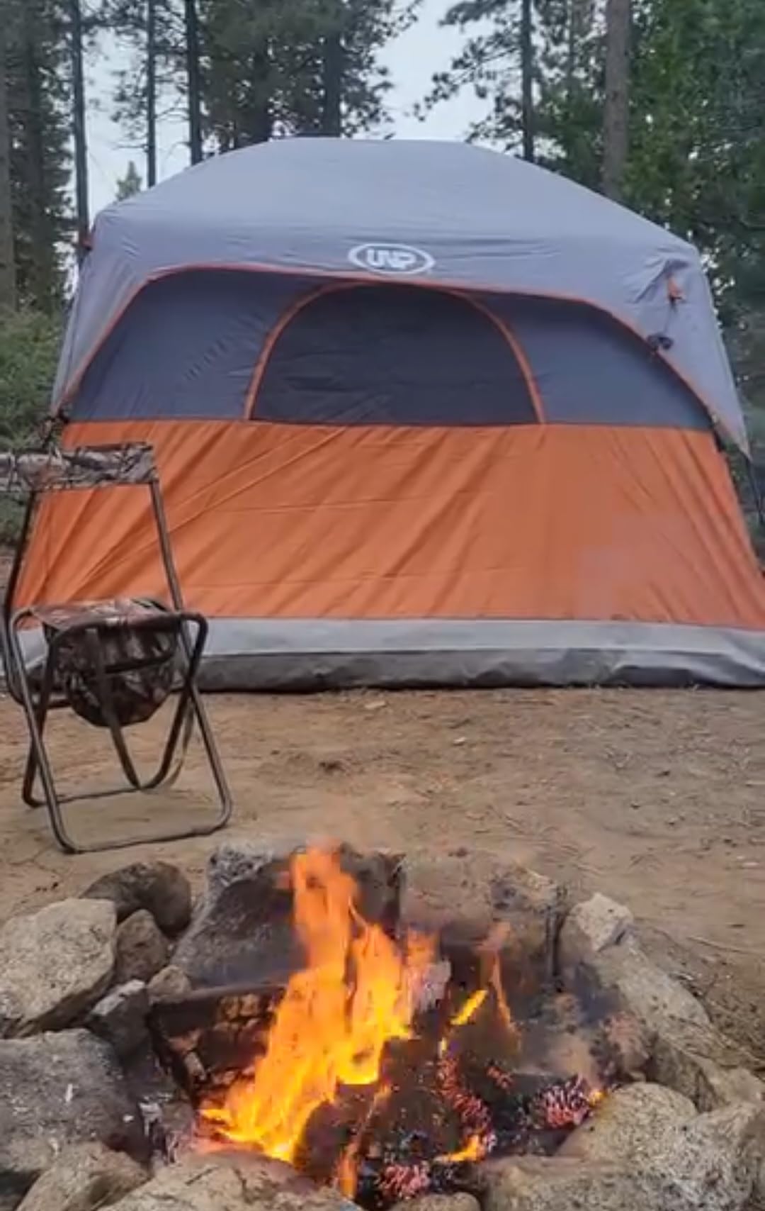 UNP Tents 6 Person Waterproof Windproof Easy Setup, Double Layer Family Camping Tent with 1 Mesh Door & 5 Large Mesh Windows -10'X9'X78in(H) customer photo 2
