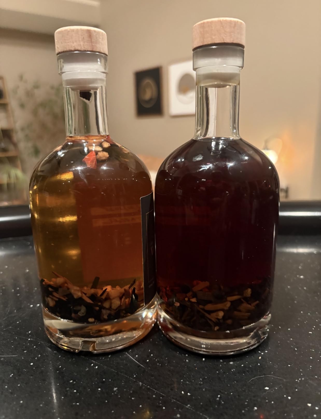 Whiskey Making Kit - DIY Whiskey Gifts For Men Unique - Alcohol Infusion Kit with Bottles, Wood Chips, Botanicals and Stone - Bourbon Birthday Gifts for Men, Dad and Fathers Day - Make Your Own Whisky customer photo 2