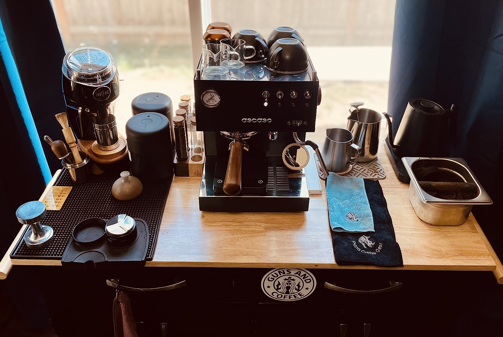 Ascaso Steel DUO Espresso Machine | PID | Programmable | Volumetric Controls | Dual Thermoblock | 120V | (White) customer photo 2