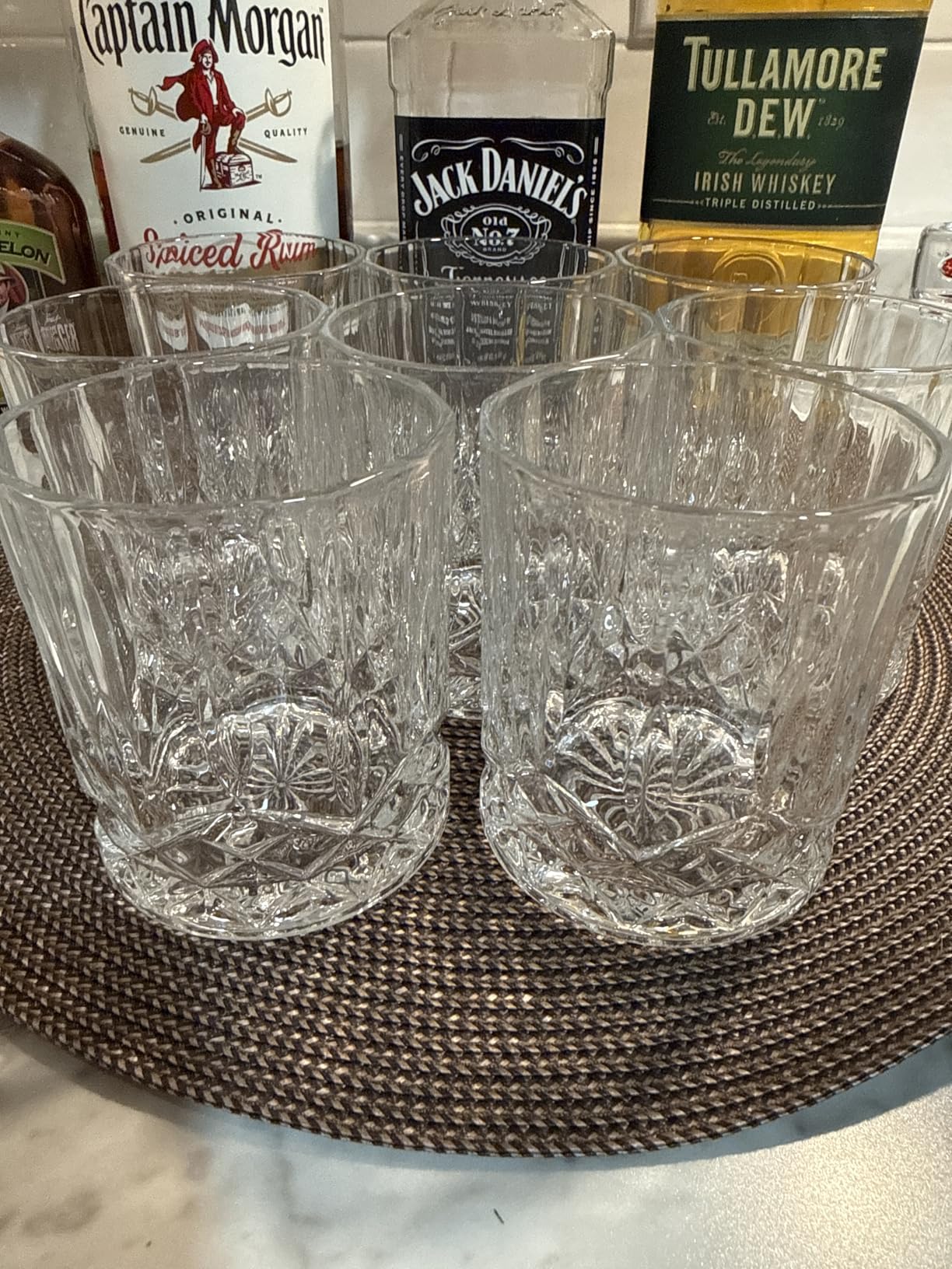 Gencywe Crystal Whiskey Glasses Set of 8 (Buy 6, get 2 Free), 11 OZ Old Fashioned Whiskey Glasses, Bourbon Cocktail Rocks Glasses, Clear Bar Glasses for Drinking Scotch Vodka Tequila Rum Gift for Men customer photo 1