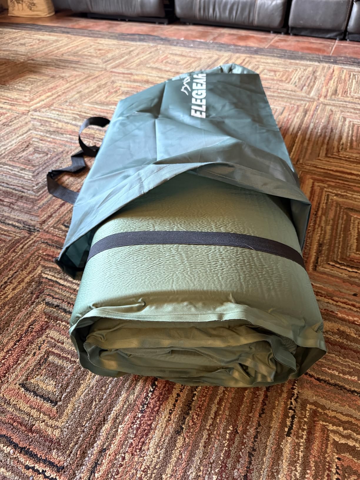 Elegear CumbreX Self Inflating Sleeping Pad, 3.15 Ultra-Thick Memory Foam Camping Pad with Pillow Fast Inflating in 20s Insulated Camping Mattress Pad 4-Season Camp Sleeping Mat customer photo 1