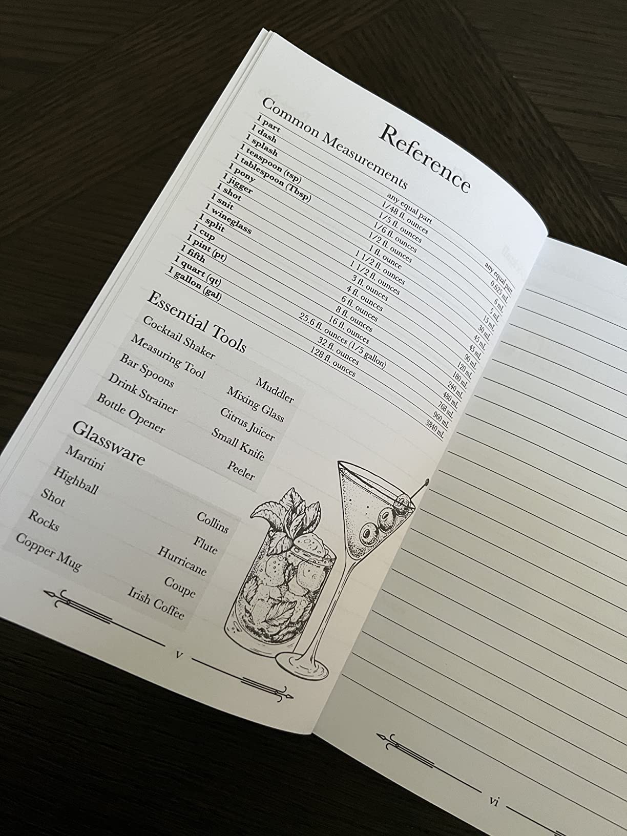 Cocktail Recipe Log - Mixologist Journal for Bartender DIY Home Mixology - 6x9 Notebook: Write Your Own Cocktail Recipes customer photo 2