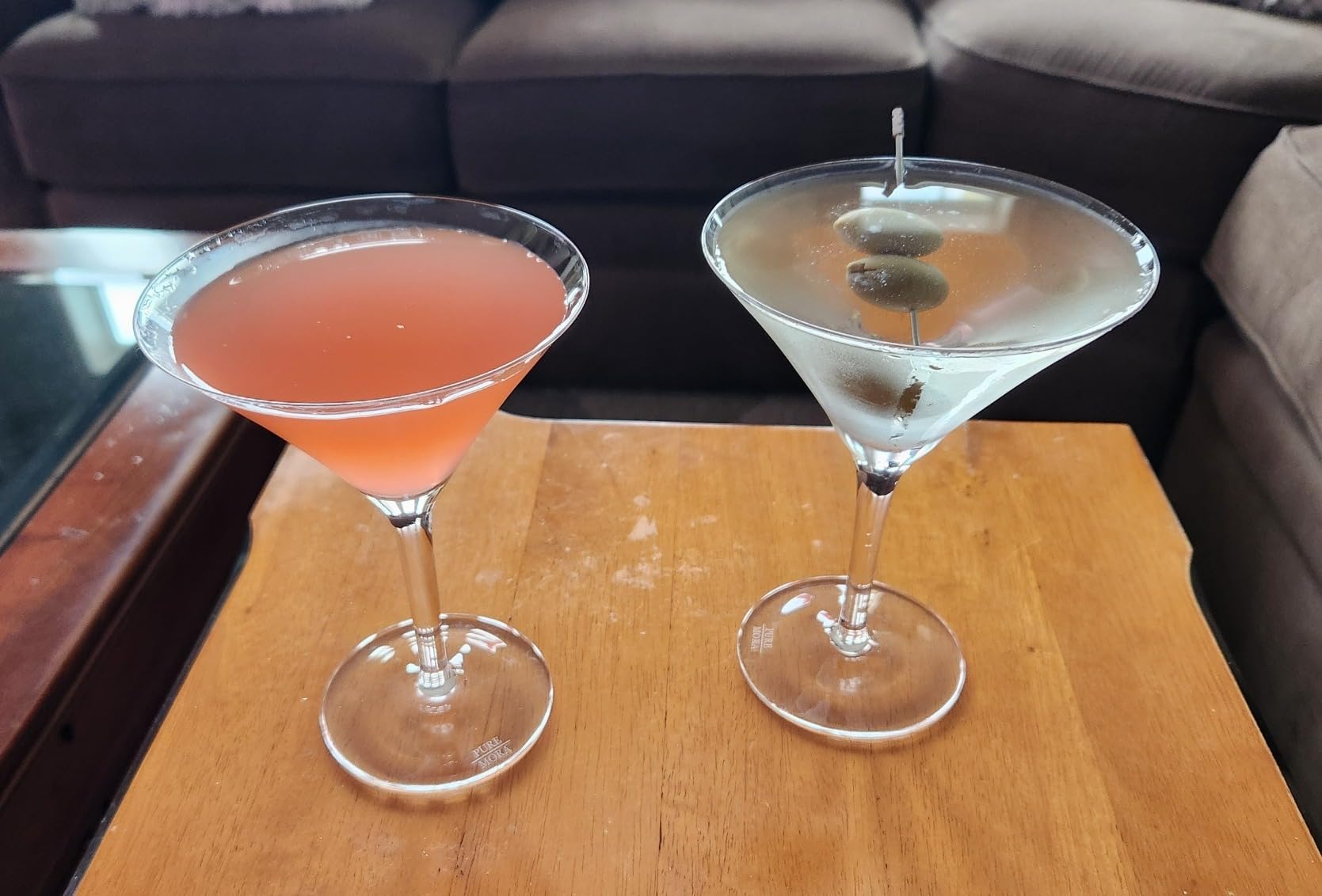 MORA PURE Martini Glasses, Set of 4-7oz - Handblown Premium Crystal Glass for Cocktails, Martinis, Home Bar, Cosmos, Gimlet, Parties, Etc - Modern Classic Cocktail Glassware, Gift for Him/Her customer photo 2