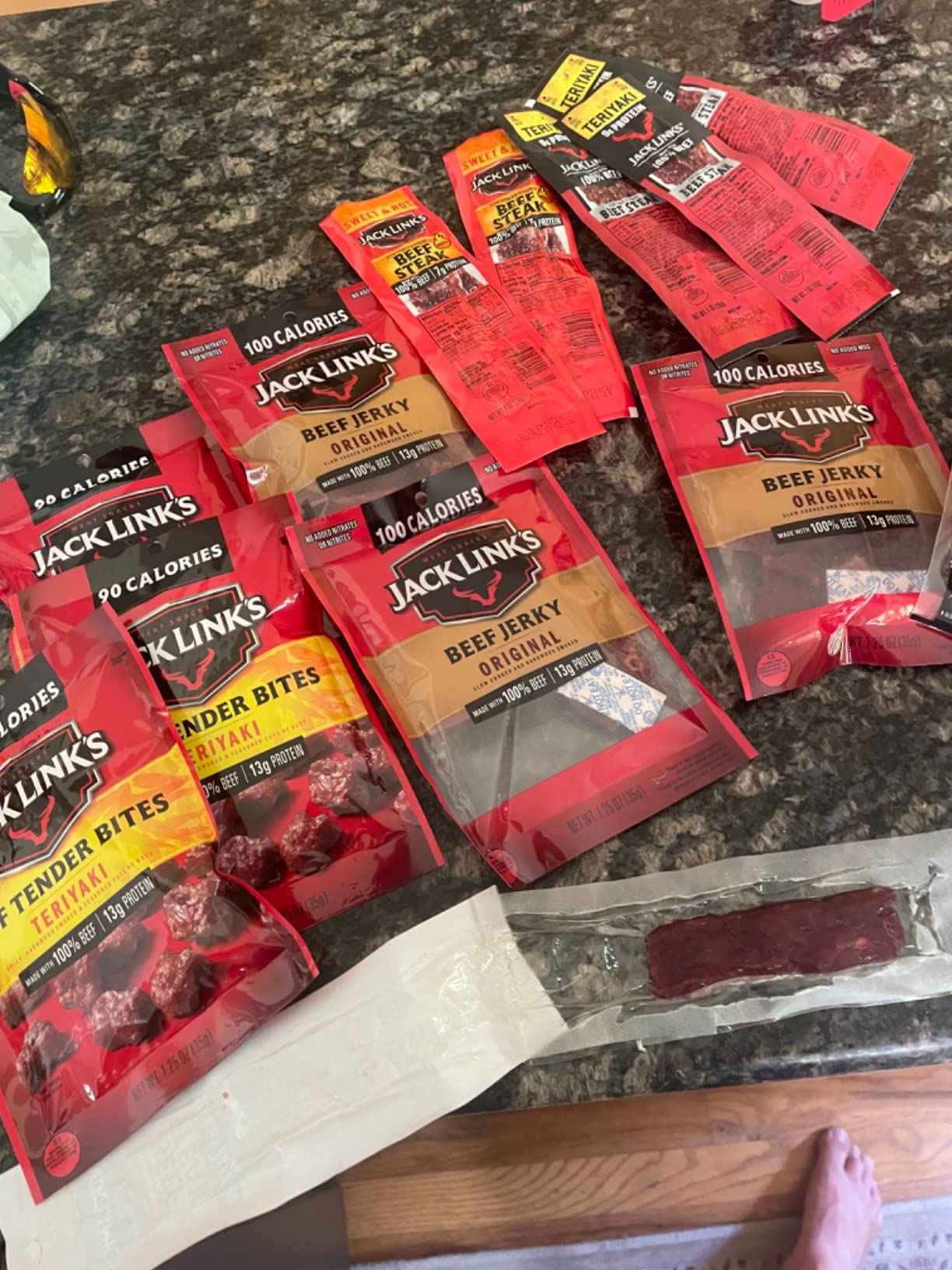 Jack Link's Beef Jerky Variety Pack Gift Basket - 15 Pack - Assorted Jerky, Steaks, and Meat Sticks - Ready to Eat Protein Snacks - Made with 100% Real Beef customer photo 2