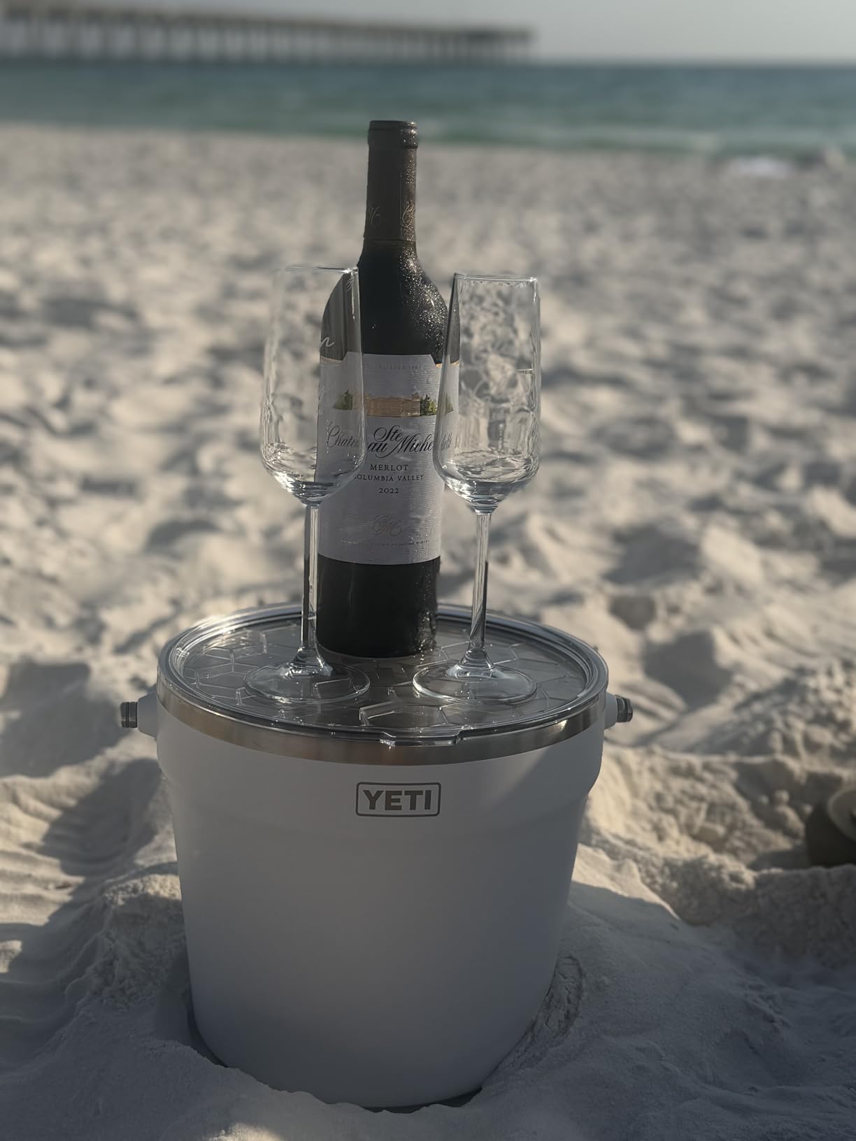 YETI Beverage/Ice Bucket, Holds 6 Longnecks or 3 Bottles of Wine customer photo 1