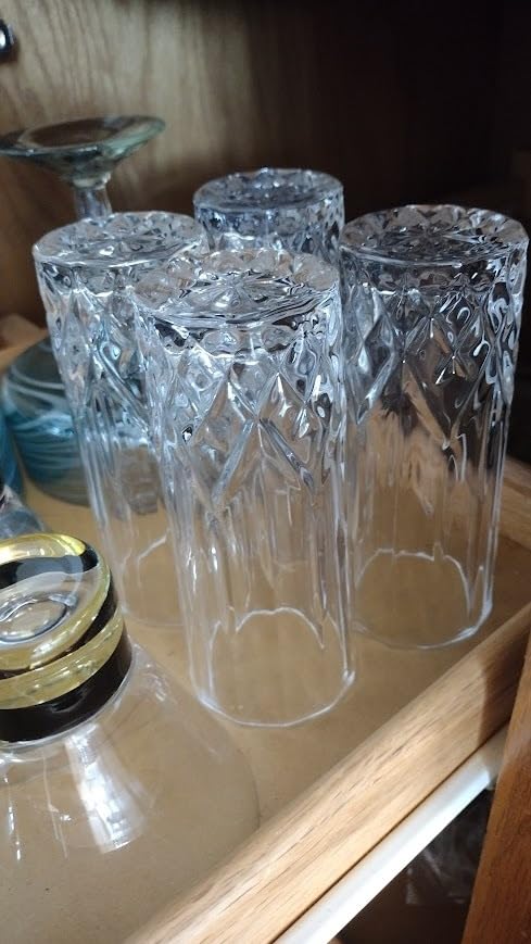 Viski Admiral Highball Glasses, Crystal Drinking Glasses, Elegant Glassware for Whiskey, Vodka, Cocktails, Perfect for Home Bars, Indoor & Outdoor Parties, Stylish Drinkware, 9 oz, Set of 4 customer photo 1