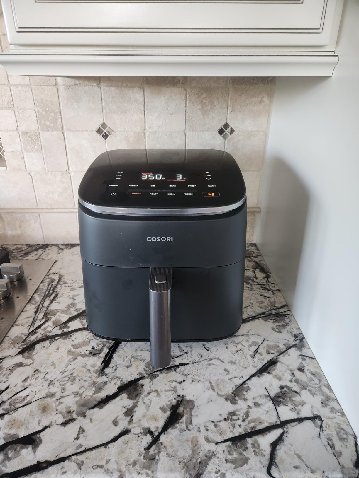 Cosori 9-in-1 TurboBlaze Air Fryer 6 Qt, PFAS-Free Ceramic Coating, 90-450F, Air Fry, Roast, Bake, Broil, Dry, Frozen, Proof, Reheat, Keep Warm customer photo 1