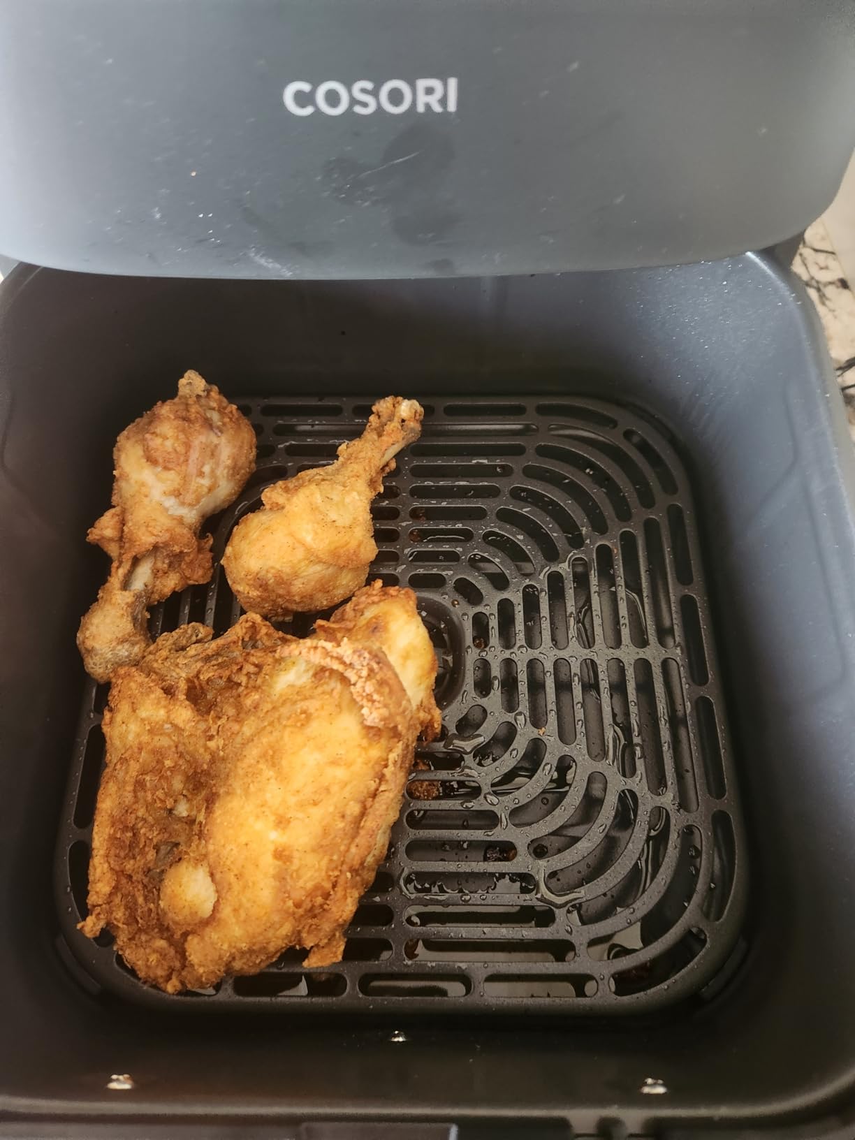 Cosori 9-in-1 TurboBlaze Air Fryer 6 Qt, PFAS-Free Ceramic Coating, 90-450F, Air Fry, Roast, Bake, Broil, Dry, Frozen, Proof, Reheat, Keep Warm customer photo 2