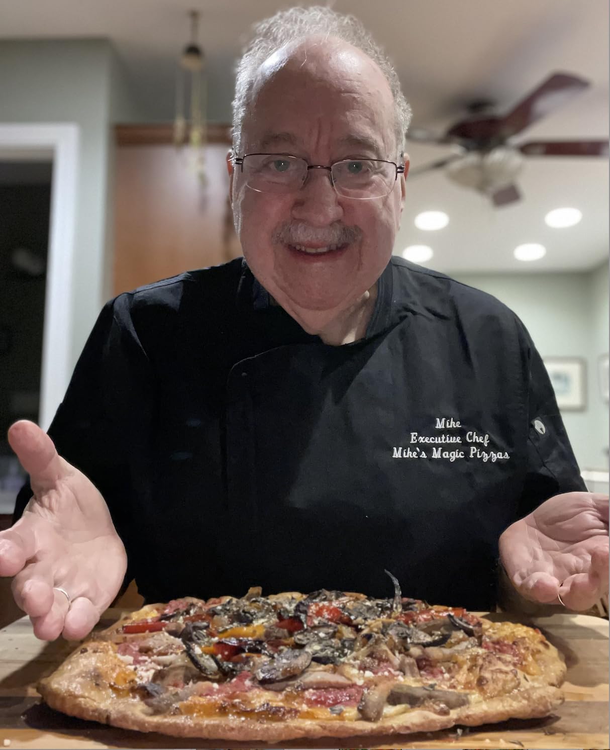Cuisinart Indoor Pizza Oven, Bakes 12-Inch Pizzas in Minutes, Countertop Electric Pizza Oven Heats up to 700F, Large Viewing Window, Interior Light, Includes 12.5-Inch Pizza Stone, CPZ-120, Stainless Steel customer photo 2