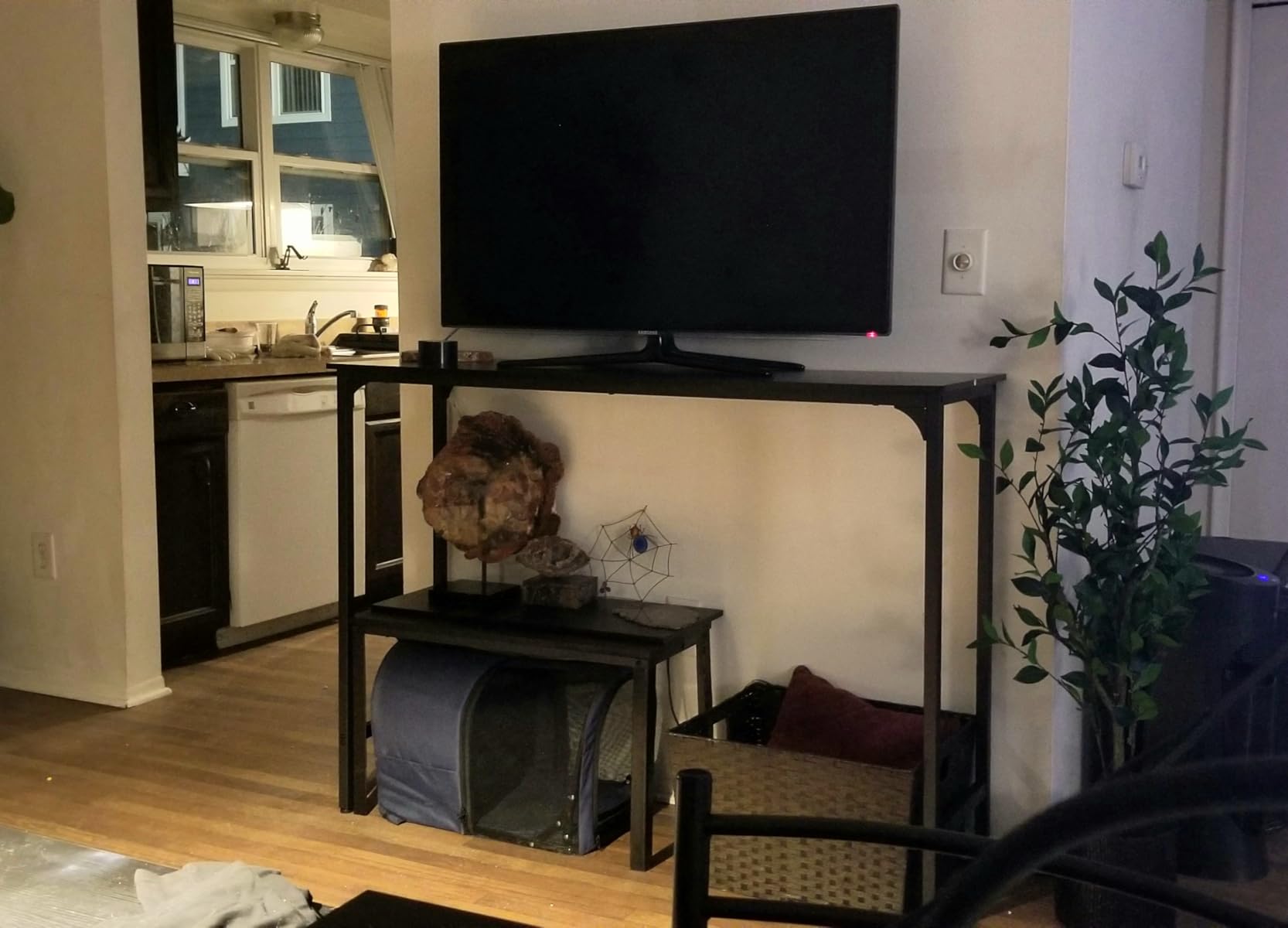 ODK 71 Inch Bar Table, Bar Height Pub Table, Counter Height Bar Table, Rectangular High Top Kitchen & Dining Counter Tables, Rustic Brown customer photo 1