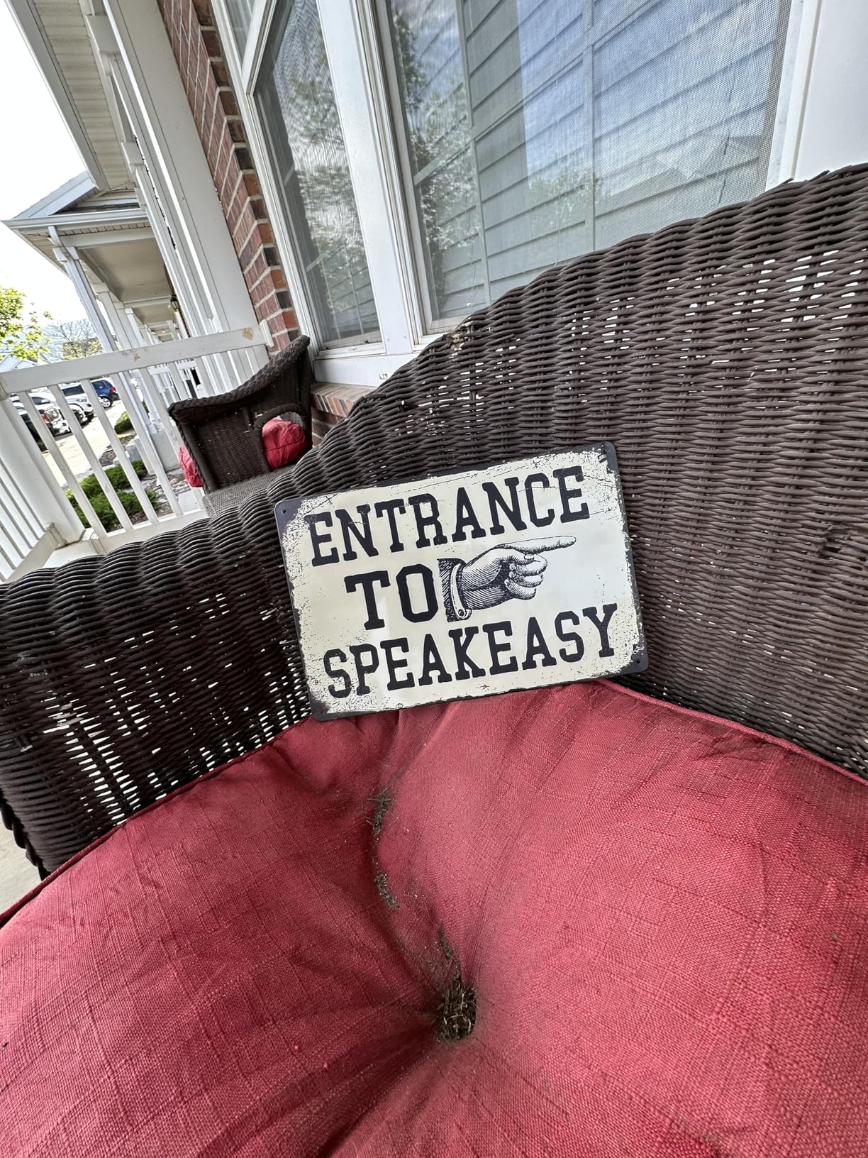Closed Prohibition Sign Vintage Speakeasy Decor Metal Sign Prohibition Wall Art Decor 1920s Gift Speakeasy Signs Prohibition Decor 20s Party Decorations 8 X 12 Inches customer photo 1