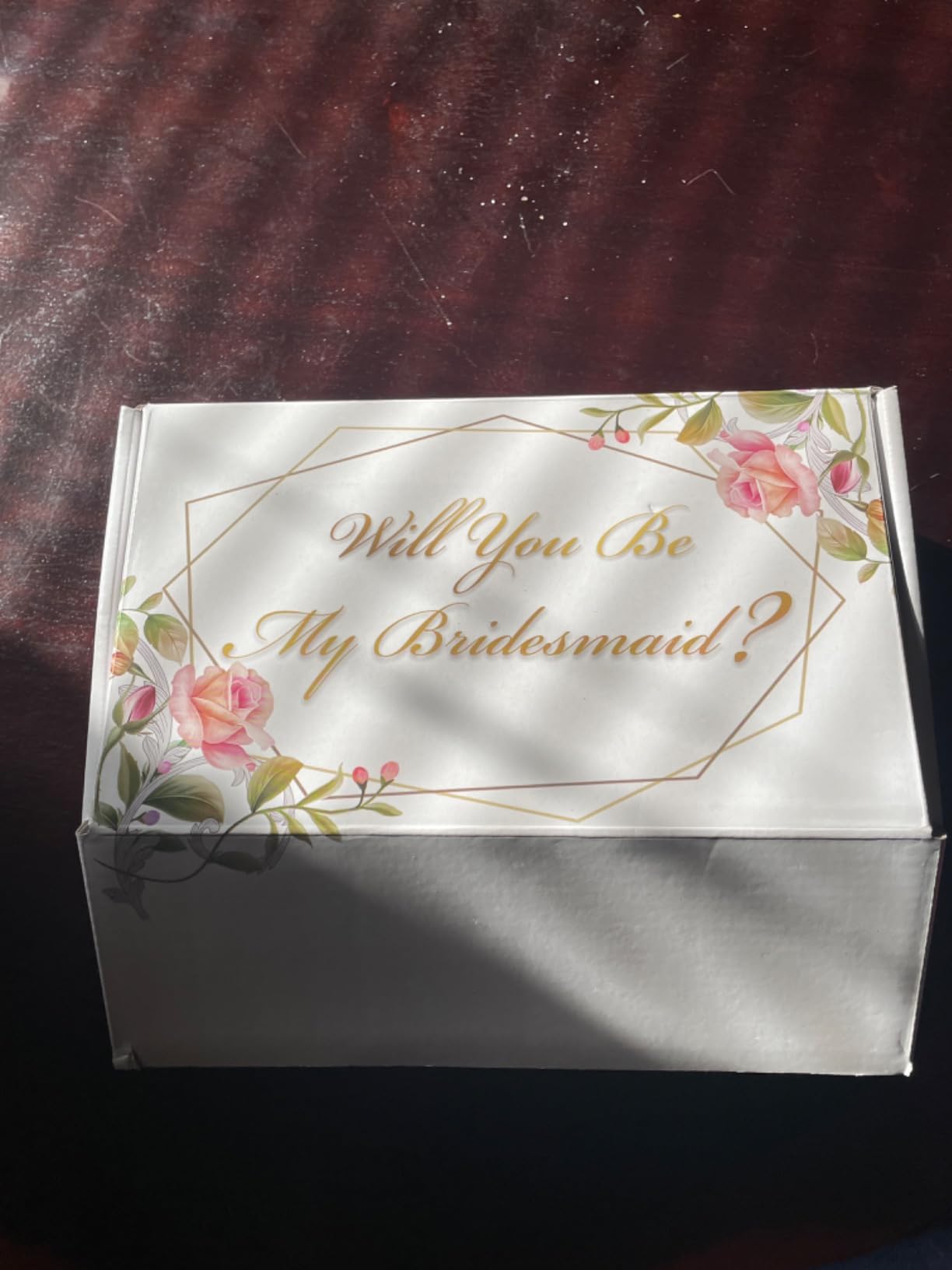 Will You Be My Bridesmaid Gift Box, Bridesmaids Proposal Gifts Set of 10-Bachelorette & Wedding Party Engraved with Bridesmaid 16 oz Glass Cup, Jewelry box, Makeup Bags, Card customer photo 2
