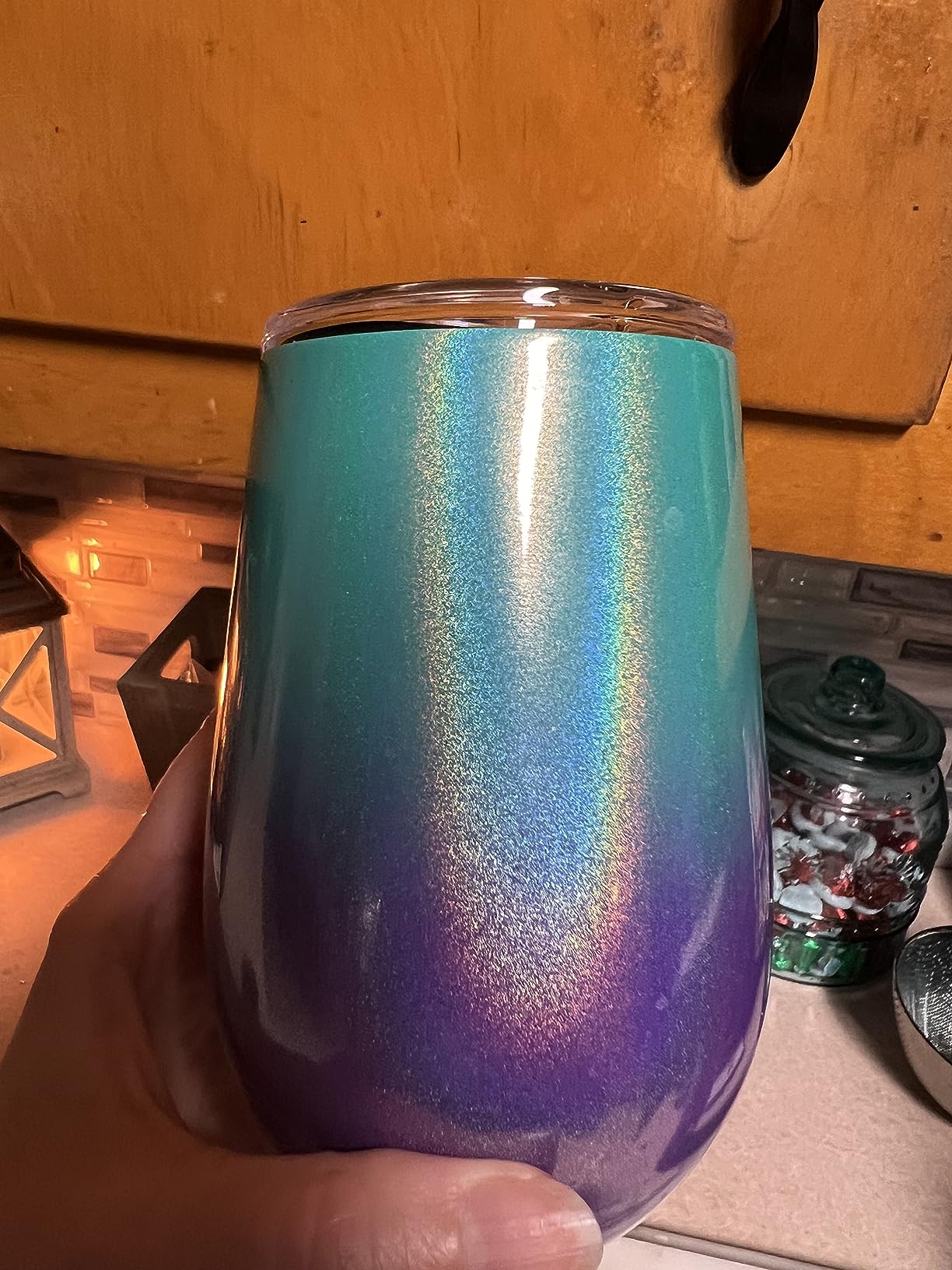 Simple Modern Wine Tumbler with Lid | Cute Stemless Glass Cup with Press-In Lid | Insulated Stainless Steel Coffee Mug | Gifts for Women Men Him Her | Spirit Collection | 12oz | Raspberry Vibes customer photo 2