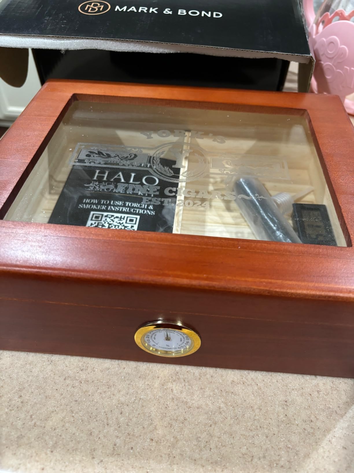HomeWetBar Personalized Spanish Cedar Cigar Box - Cigar Gifts for Men customer photo 1