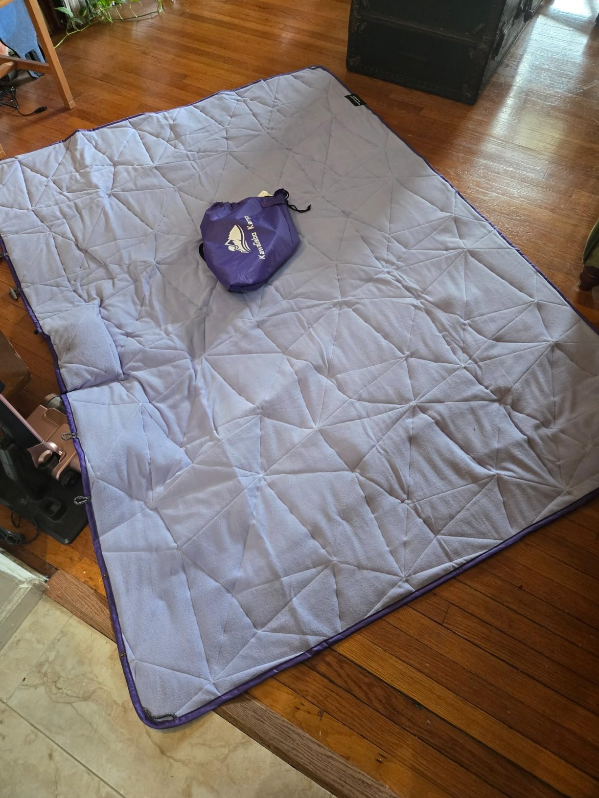 Large Outdoor Waterproof Blanket Extra Thick Fleece Stadium Blanket for Camping, Car, Pet, Picnics - Windproof, Wearable, Machine Washable 80