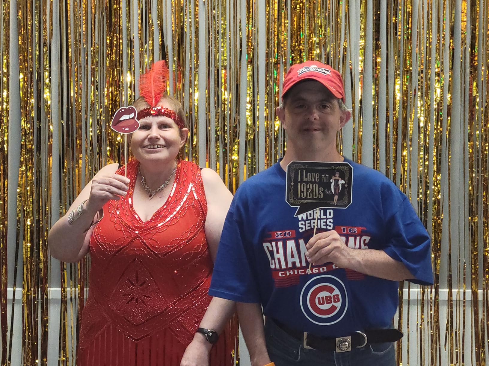 40 Pcs 1920's Photo Booth, 1920 Party Decorations, Roaring 20's Party Decorations, Great Gatsby Decorations Party customer photo 1