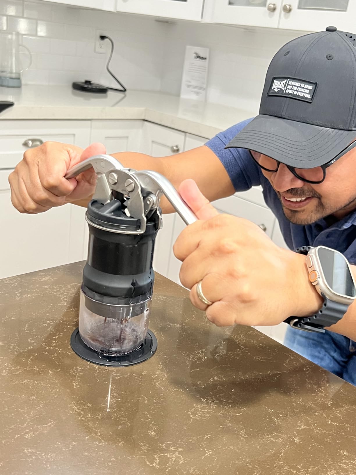 V4 Manual Espresso Machine - Portable Lever Espresso Maker with Non-Pressurized 51mm Basket | Electricity-Free | 590g Lightweight | Travel, Camping & Home | Barista Crema | Made in Korea customer photo 1