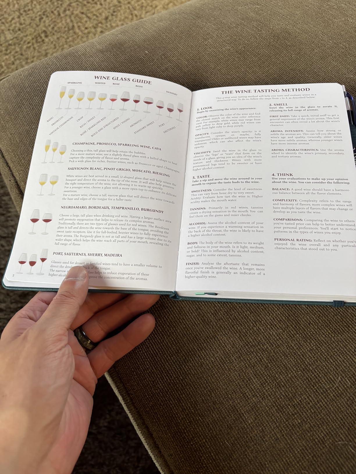 Legend Wine Tasting Journal - Wine Guide & Diary - Unique Accessories & Gifts for Wine Lovers, Women & Men, Eco Leather Notebook (Black) customer photo 1