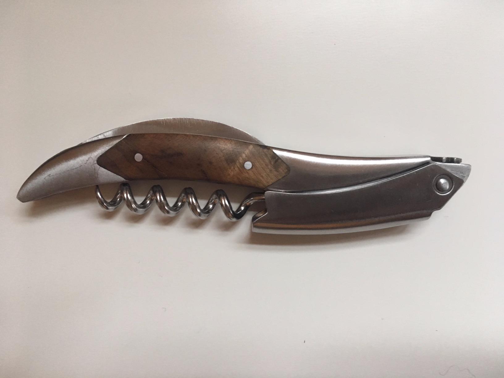 CORKAS Wine Key - Professional Handcrafted Heavy Duty Waiter Corkscrew, Compact Wine Opener with Double Hinged, Foil Cutter and Bottle Opener customer photo 2