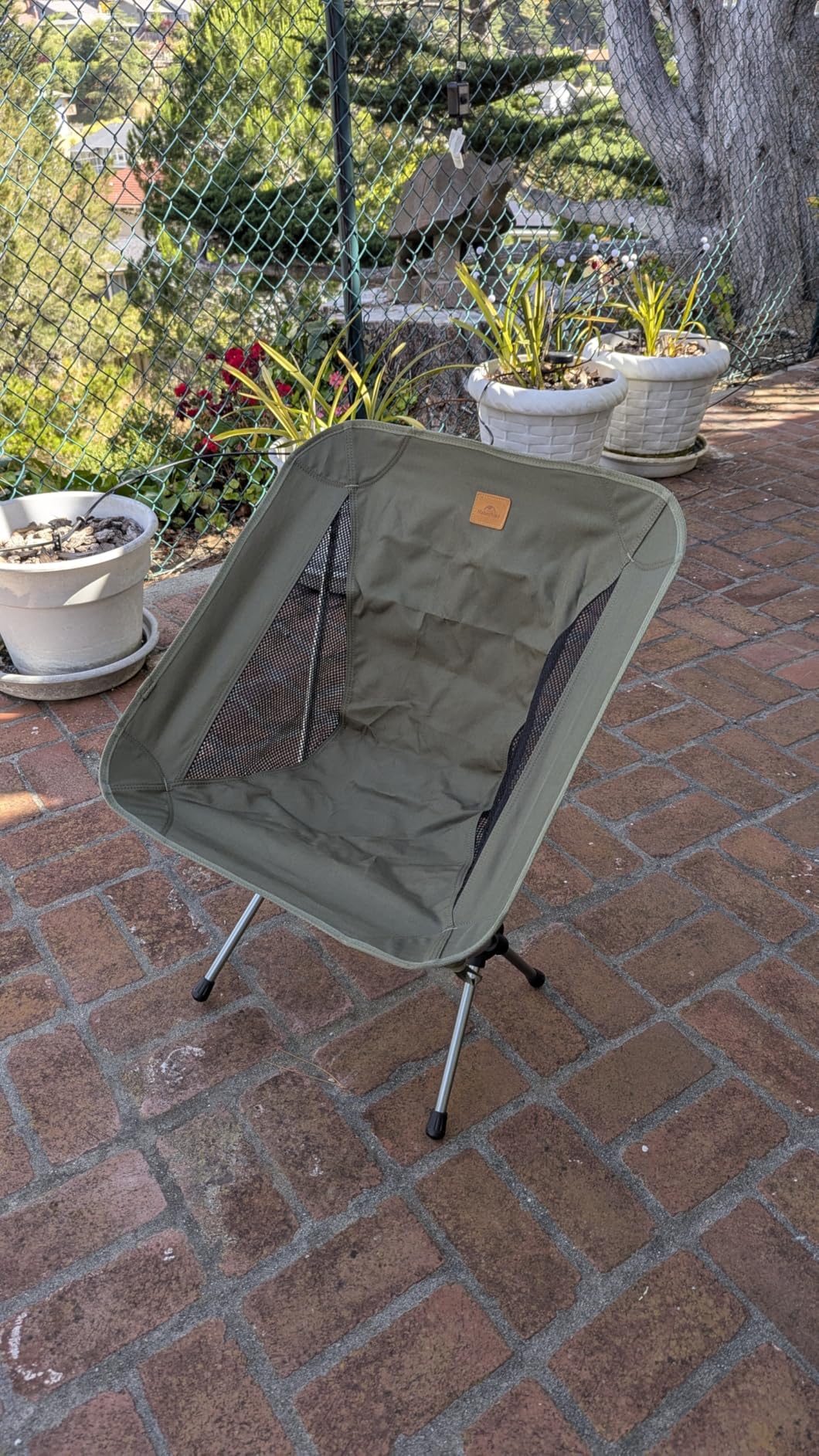Naturehike YL08 Ultralight Camping Chair, 2.38 LBS Portable Backpacking Chair with Anti-Sinking Feet, Lightweight Compact Folding Hiking Camp Chair customer photo 2