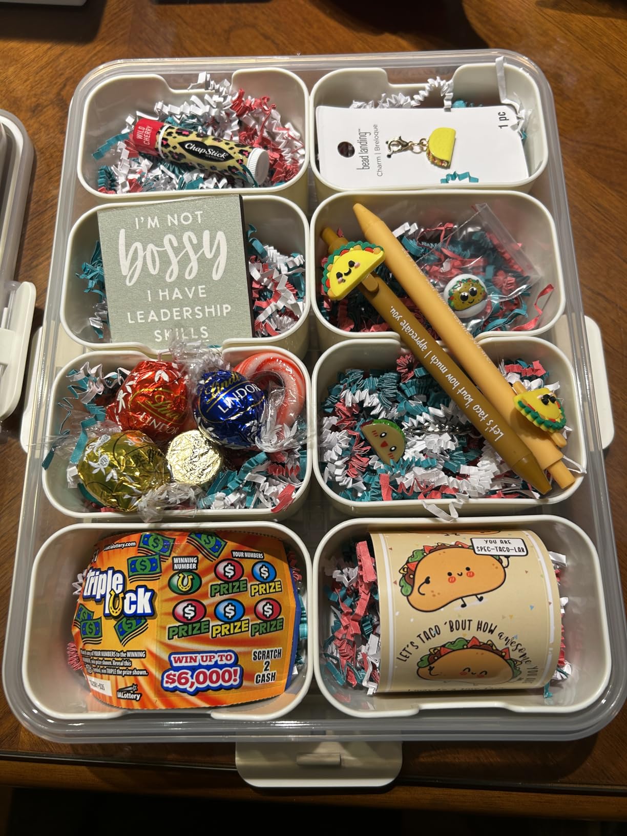 Mfacoy Snackle Box Container, 2 Pack Divided Serving Tray with Lid and Handle, Snack Box Charcuterie Container for Portable Snack Platters, Clear Organizer for Candy, Fruits, Travel, Party, Picnic customer photo 2
