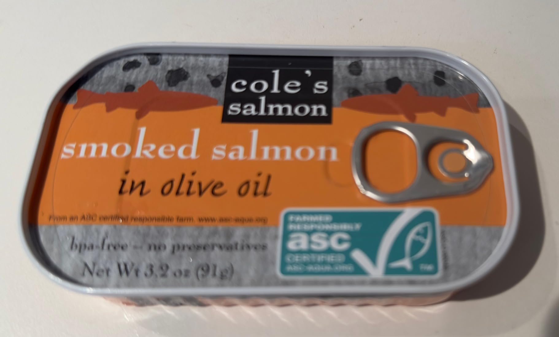 Cole's Patagonian Smoked Salmon & Rainbow Trout Sampler Pack, 3.2oz Cans | Hand-Packed in Extra Virgin Olive Oil & Spices | Canned Salmon & Trout 4 Pack customer photo 2