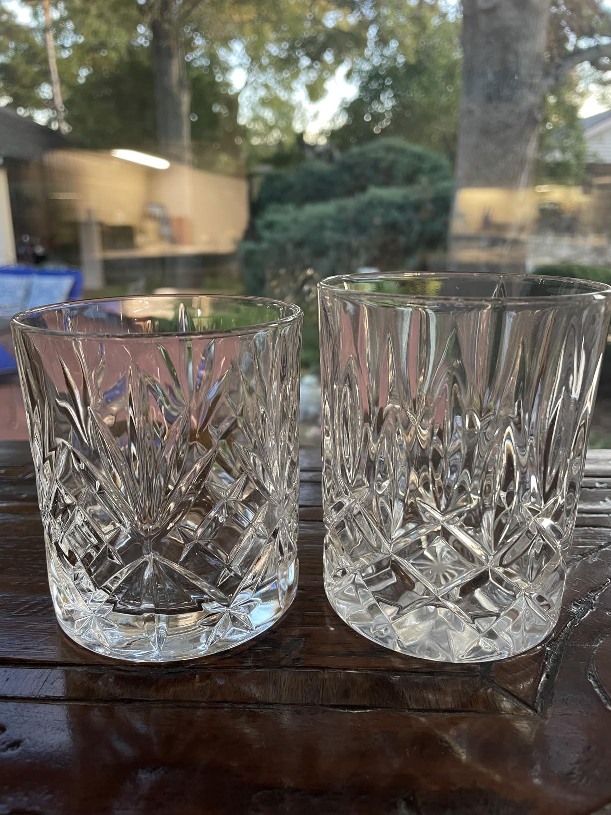 Barski Whiskey Glasses - Double Old Fashioned Rocks Glass - Set of 4 Lowball Tumbler - DOF Crystal Glass Tumblers - For Scotch - Bourbon - Water - Beverage - Drinking Glasses - 10.5 oz, Made in Europe customer photo 1