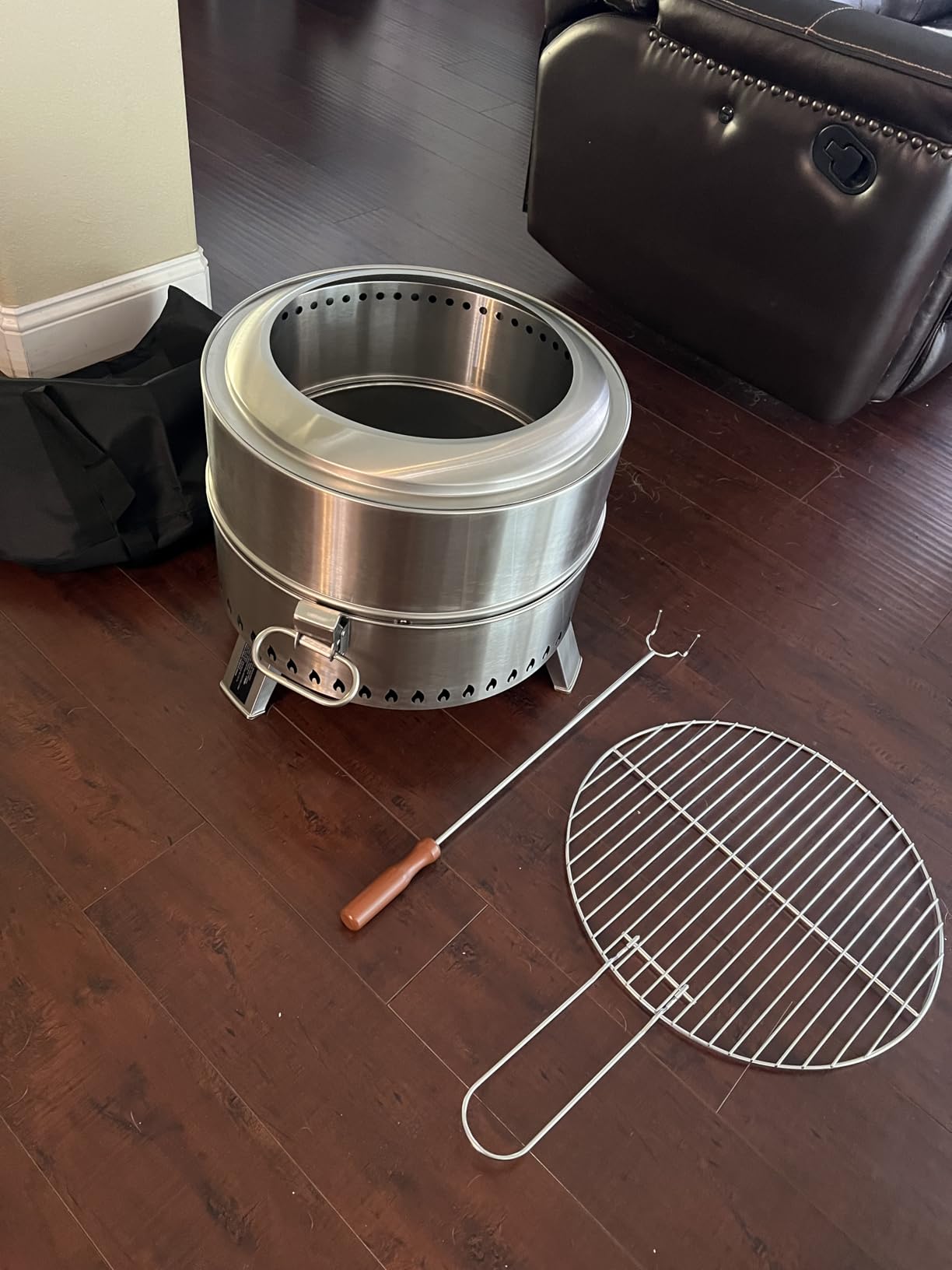 CIAYS 19 Inch Smokeless Firepit, Portable Fire Pit for Camping with Patented Technology customer photo 1