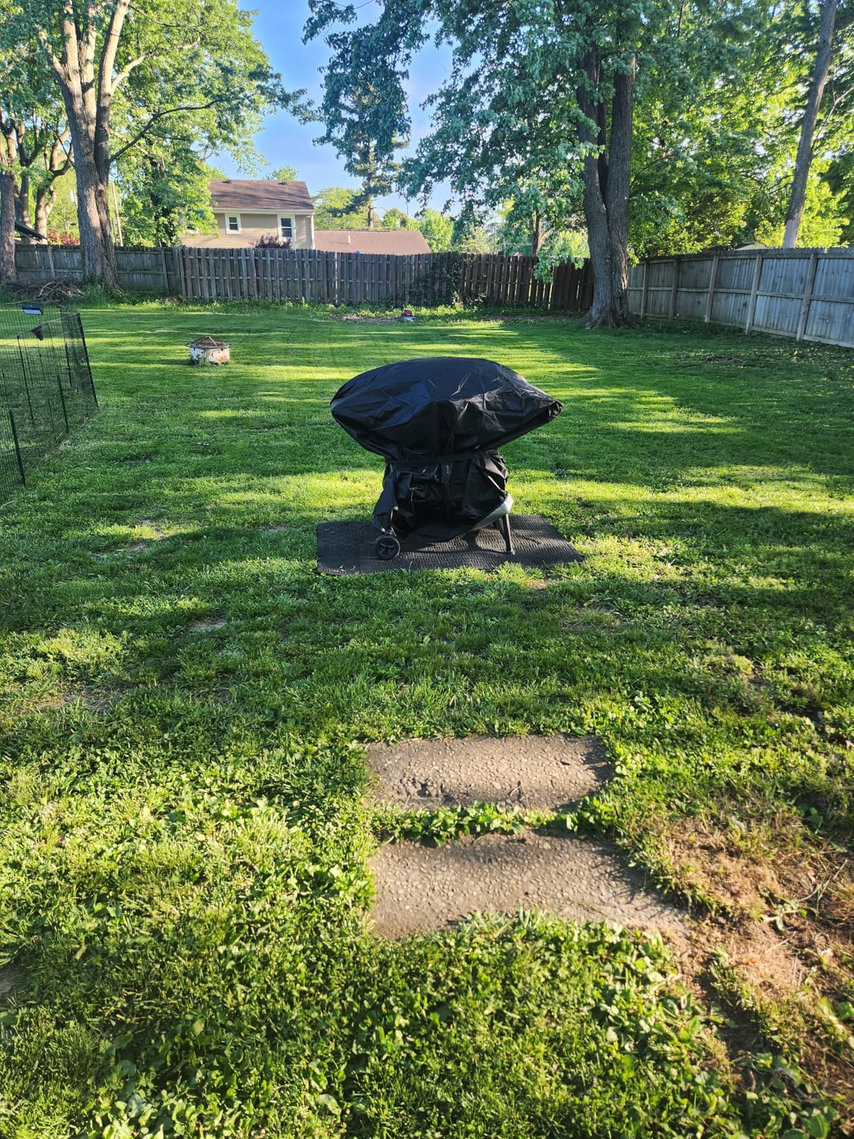 Grill Cover, 58 inch Heavy Duty BBQ Gas Grill Cover for Outdoor Grill, Waterproof, Weather Resistant, Anti-UV, Rip-Proof, Fade Resistant Barbecue Cover with Hook-and-Loop Straps for Most Grills customer photo 2