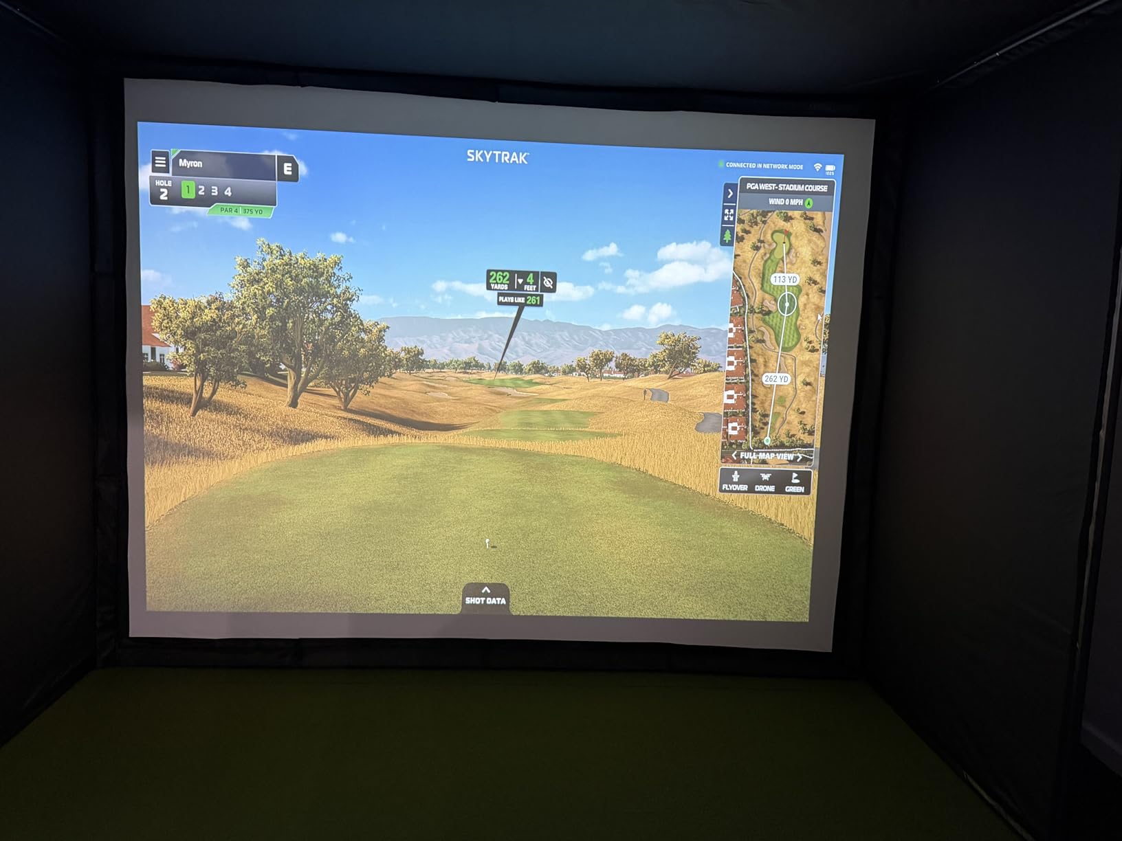 GoSports Golf Simulator Enclosure Nets - Complete Set with Frame and HD Impact Screen Kit - Indoor At Home Golf Training Equipment - Choose 10x8 ft, 12x9 ft, or 14x8 ft customer photo 2