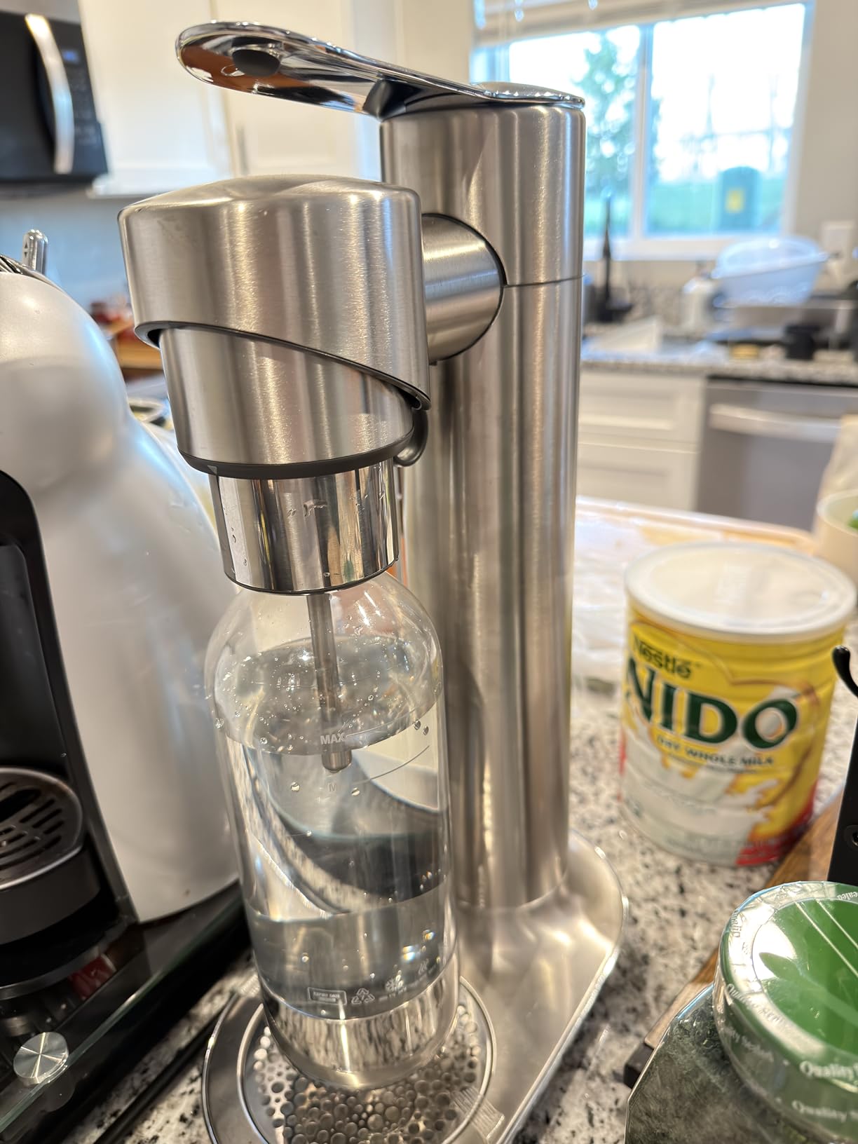 Breville InFizz Fusion Sparkling Water and Beverage Carbonator, Brushed Stainless Steel, BCA800BSS customer photo 1