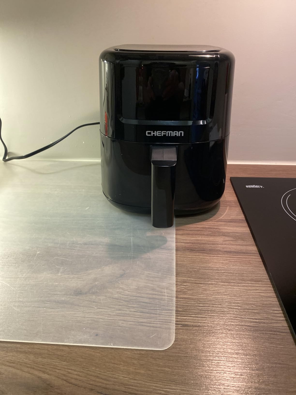 CHEFMAN 2 Qt Mini Air Fryer - Digital Space-Saving Compact Air Fryer with Nonstick and Dishwasher Safe Basket, Quick & Easy Meals, Digital Timer and Shake Reminder, Black customer photo 2