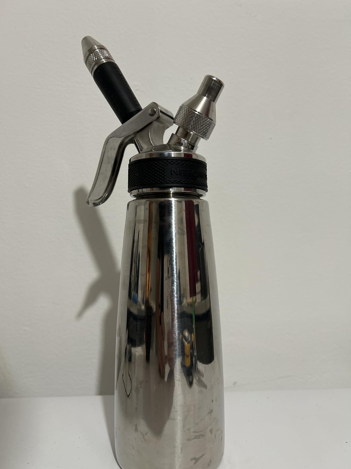 NitroPress DS Electric Nitro Cold Brew Coffee & Cocktail Maker Machine, Air-Powered Nitro Coffee Maker & Nitrogen Infuser for Coffee Matcha Cocktails & Drinks Stainless Steel Home Bar Beverage System customer photo 2