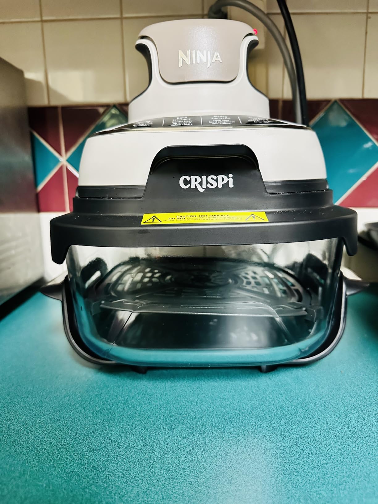 Ninja Crispi 4-in-1 Glass Air Fryer | With Non-Toxic 4QT & 6-Cup Glass Containers & Lids | Microwave, Freezer, Dishwasher Safe | 450F Max Temp | 1500 Watt | Cyberspace | FN101GY customer photo 2