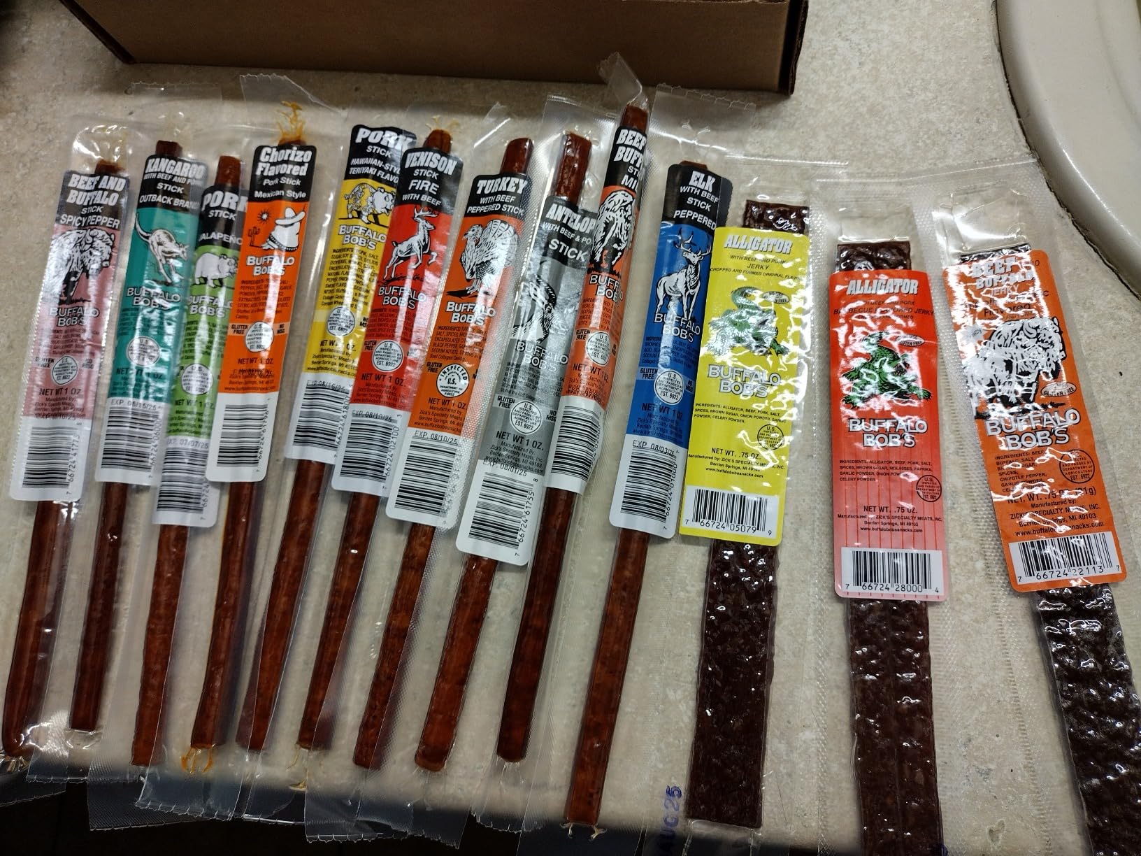 Jerky Dynasty Big Game 15-Piece Jerky Variety Pack - Assorted Meat Snack Box with Beef Jerky, Buffalo, Elk, Wild Boar, & More - Unique Present for Men or for Snack customer photo 2
