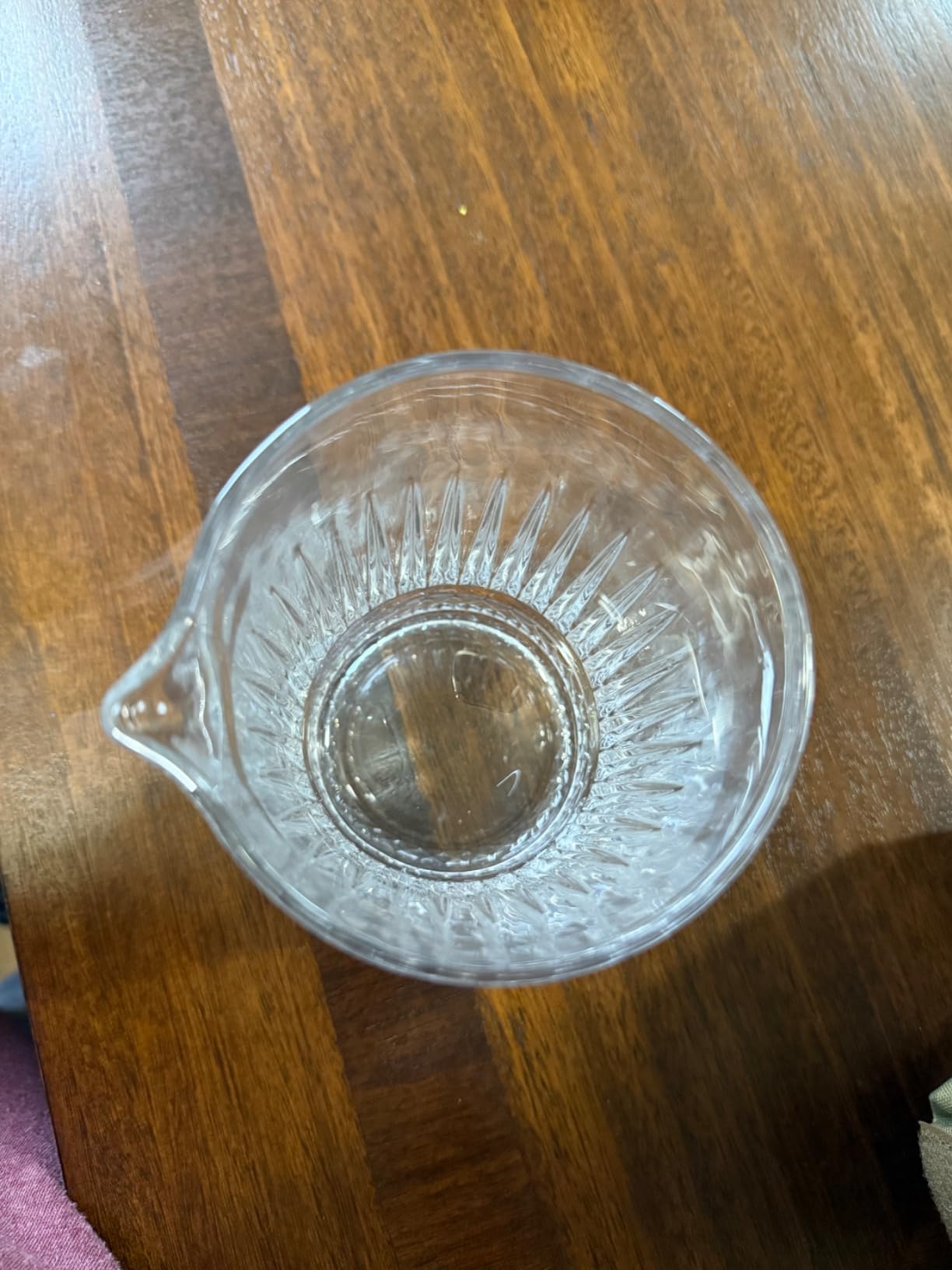 Cocktail Mixing Glass, 22oz Crystal Pitcher Thick Base Design Bartending Glasses - Barware Essentials customer photo 2