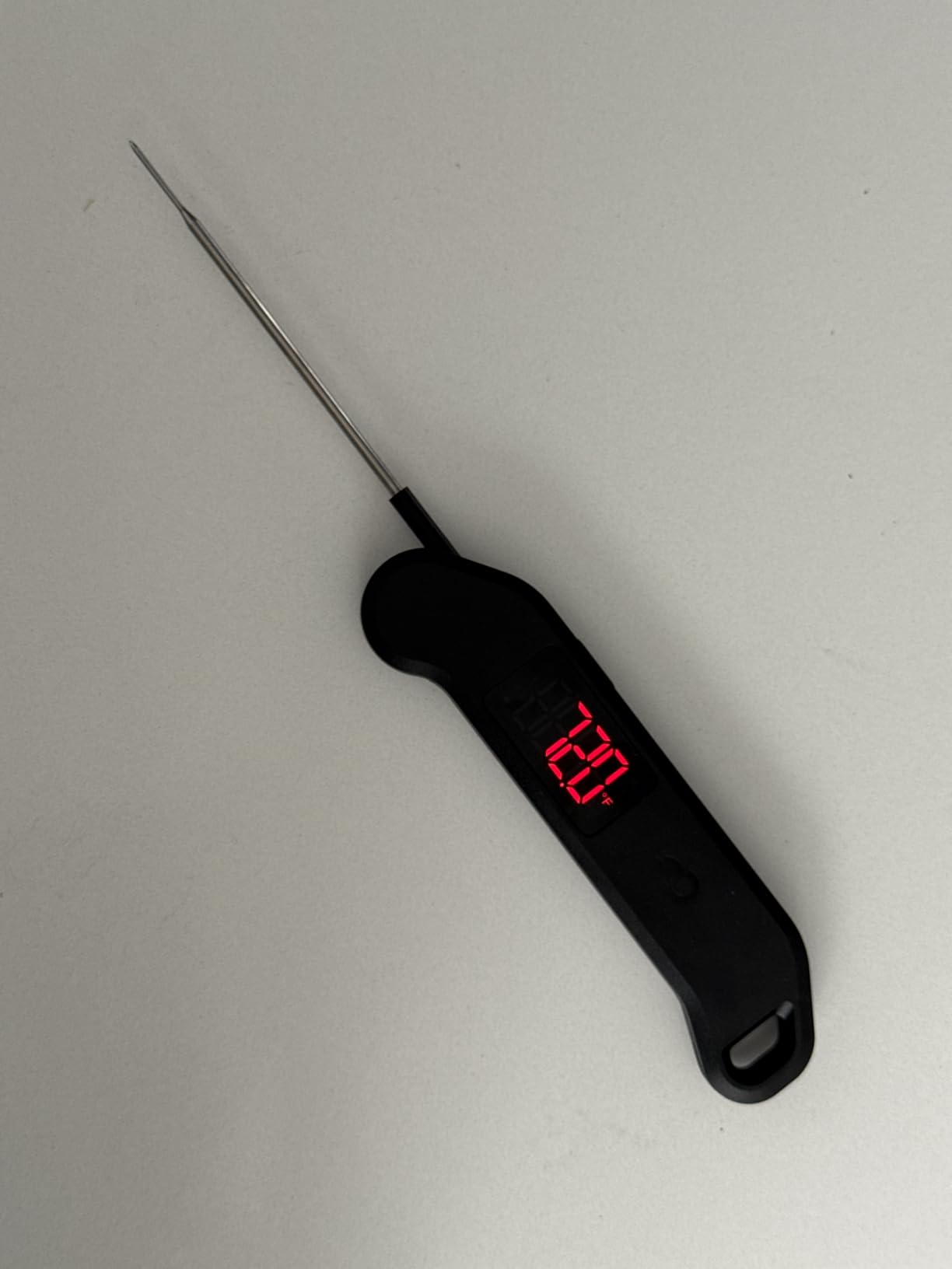 Professional Digital Meat Thermometer, 1 Sec Instant Read, +/-0.5F Accuracy NIST&NSF Certified Food Thermometer, Auto-Rotate Bright LED Screen, Highly Waterproof Cooking Thermometer for Grill BBQ, Black customer photo 1