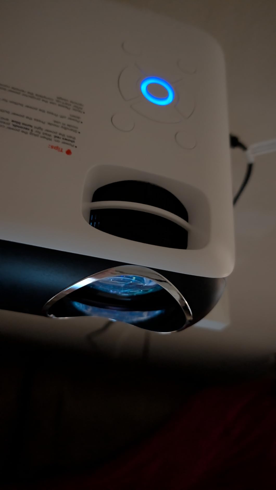 HAPPRUN 4K UHD Google TV Smart Projector with Dolby Sound, Wi-Fi & Bluetooth, Built-in Streaming Apps customer photo 1