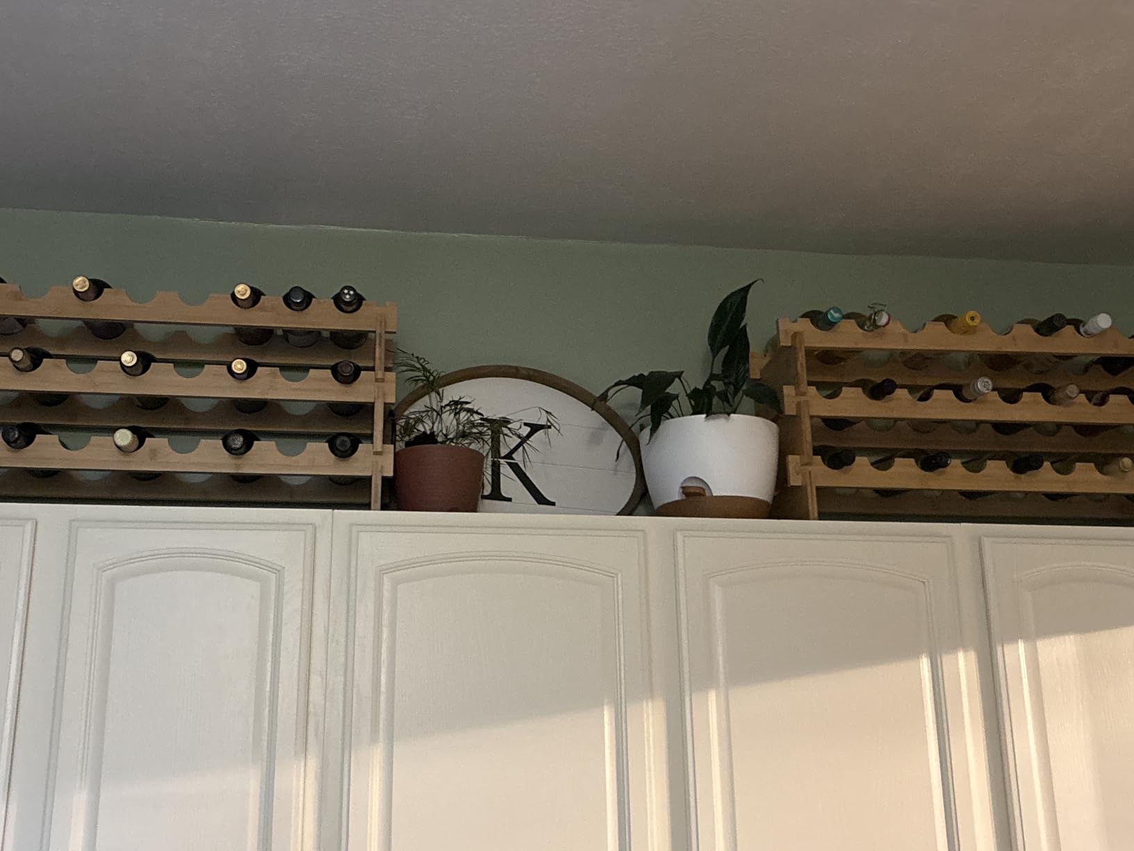 Amazon Basics Stackable Natural Bamboo Wine Rack, 36 Bottle Capacity, Easy to Assemble customer photo 1