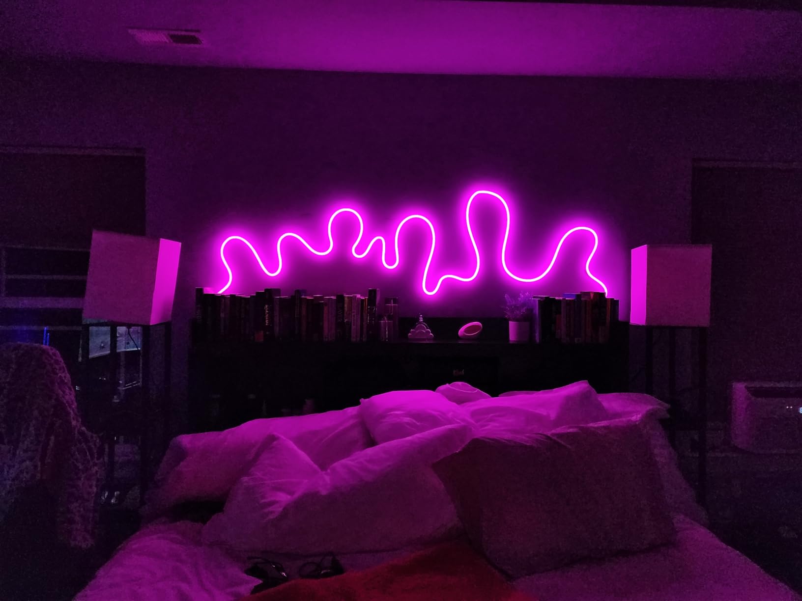 Govee RGBIC Neon Lights, LED Smart Neon Rope Light 2 Works with Matter, Alexa, Google Assistant, Custom DIY Neon Strip Lights for Bedroom and Holiday Decor, Softer Material, 32.8ft, White customer photo 1